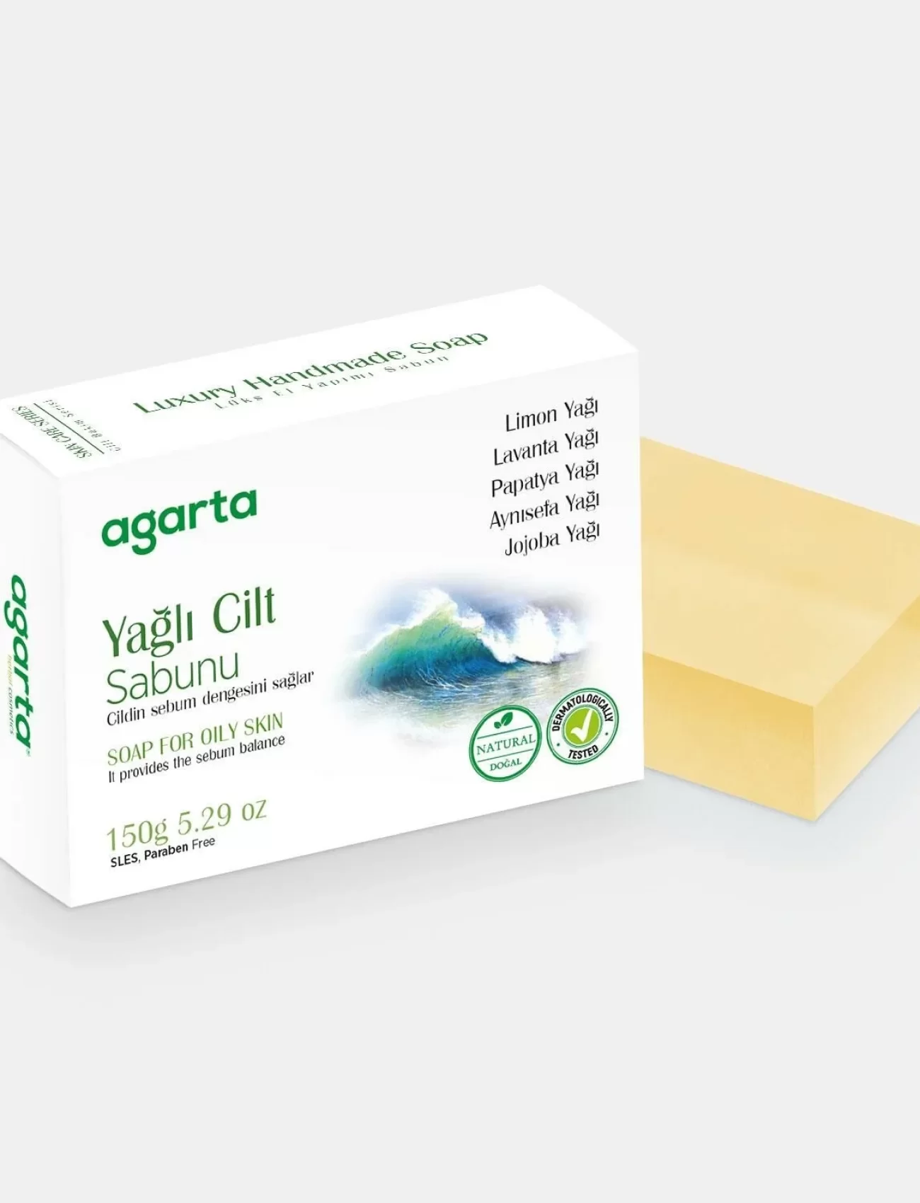 Agarta Cilt Bakım Sabunu 150 Gr Yağlı Cilt
