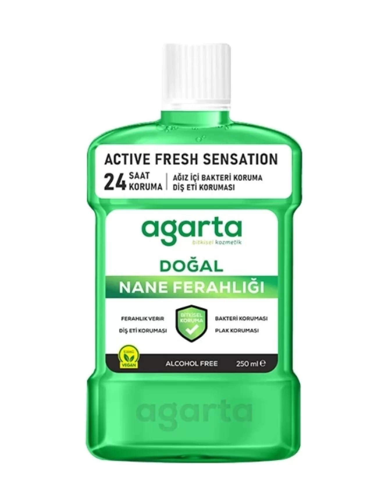 Agarta Doğal Ağız Bakım Suyu 250 Ml Nane Özlü