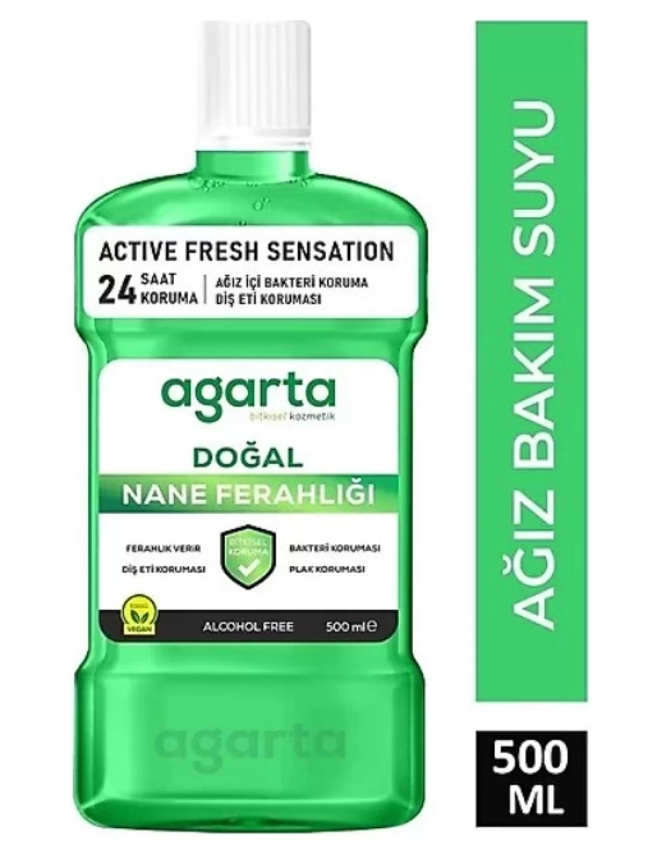 Agarta Doğal Ağız Bakım Suyu 500 Ml Nane Özlü