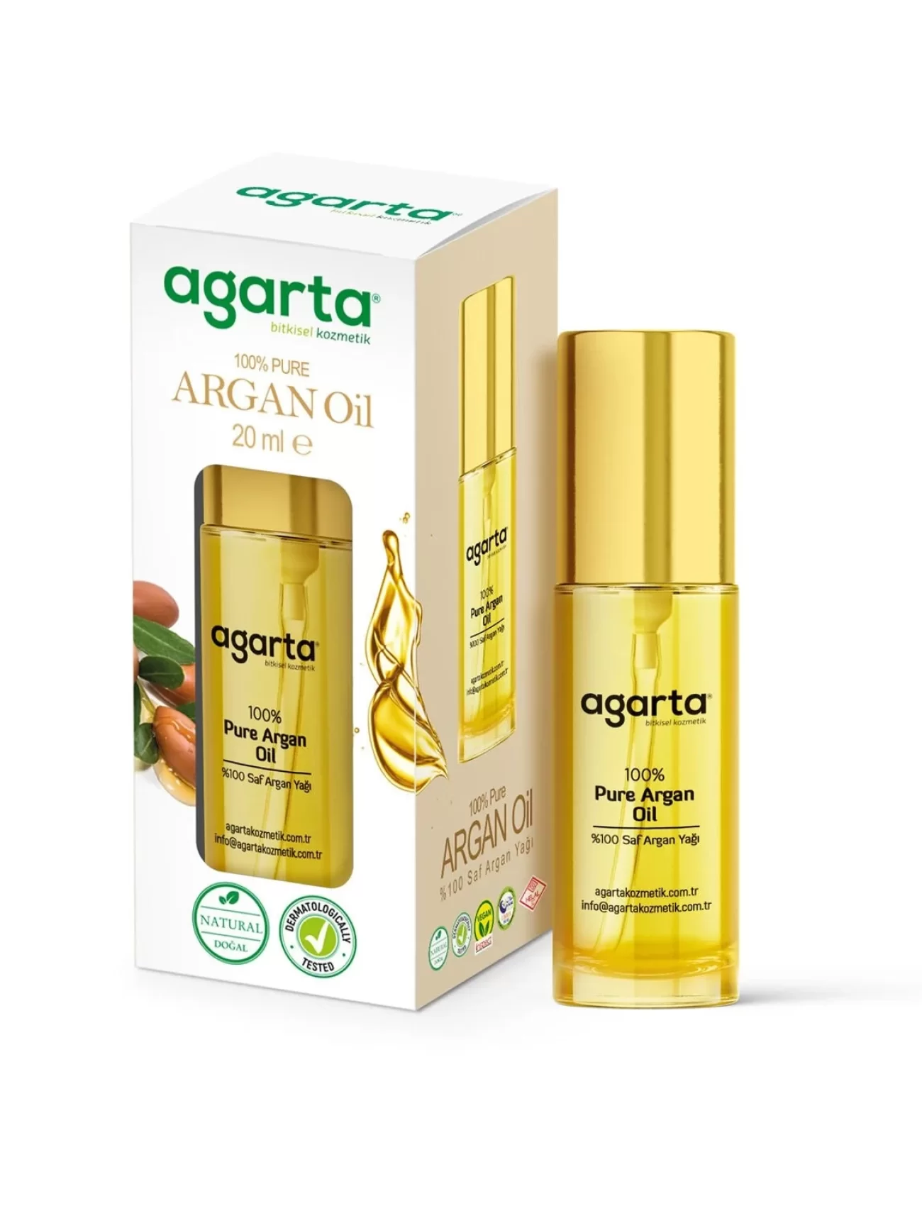 Agarta Doğal Argan Yağı 20 ml