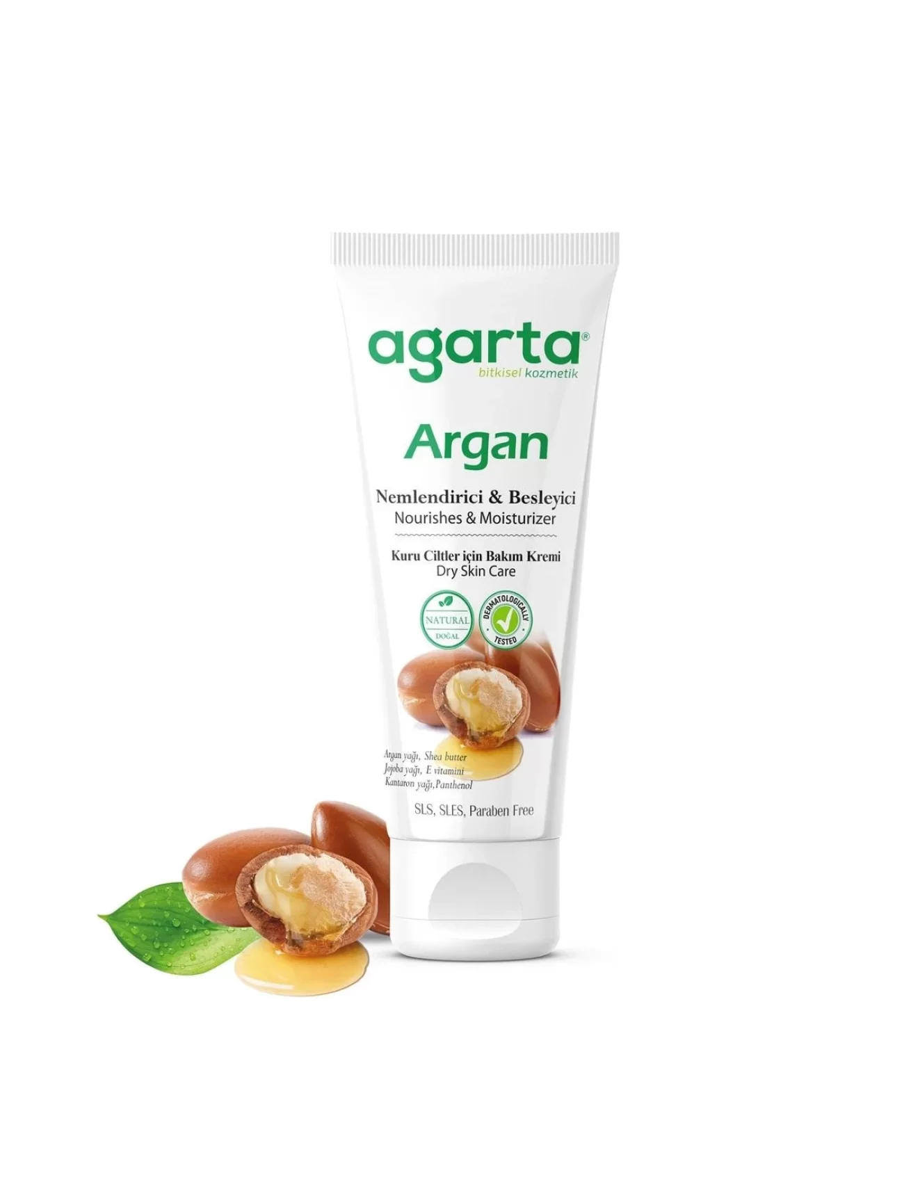 Agarta Doğal Cilt Bakım Kremi 75 ml Argan