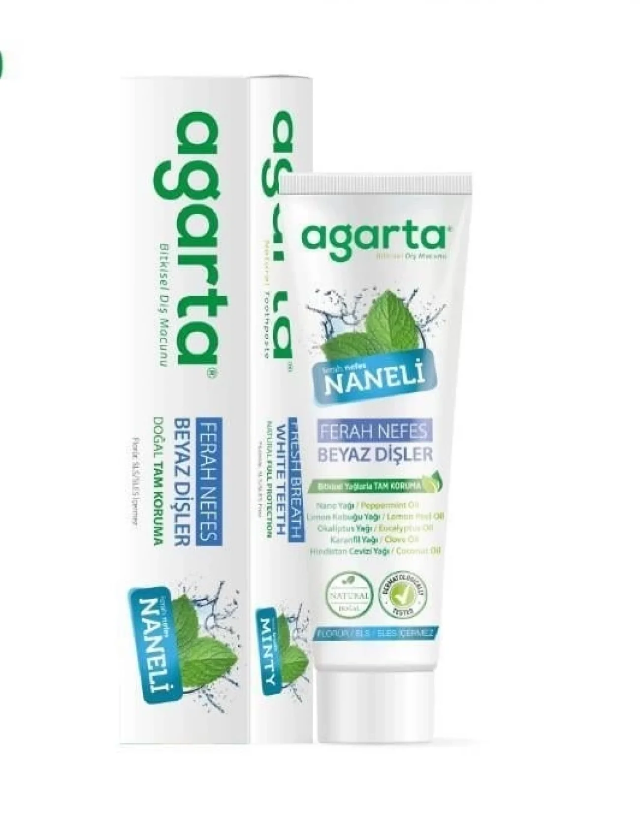 Agarta Doğal Diş Macunu 100 Ml Nane Özlü