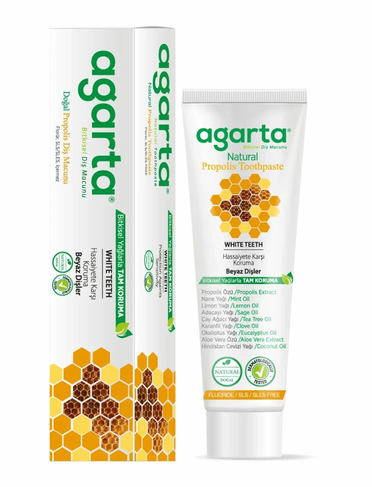 Agarta Doğal Diş Macunu 100ml Propolis