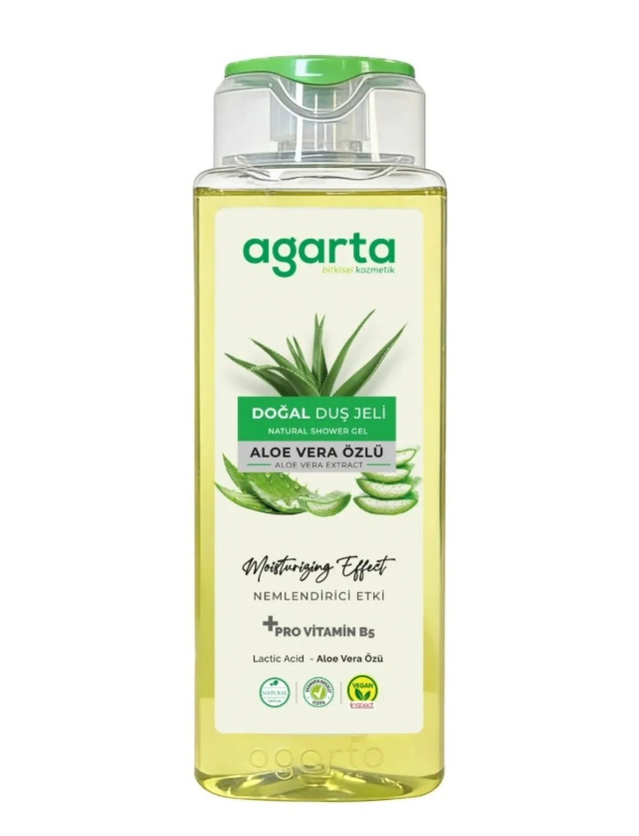 Agarta Doğal Duş Jeli 400 Ml Aloe Vera