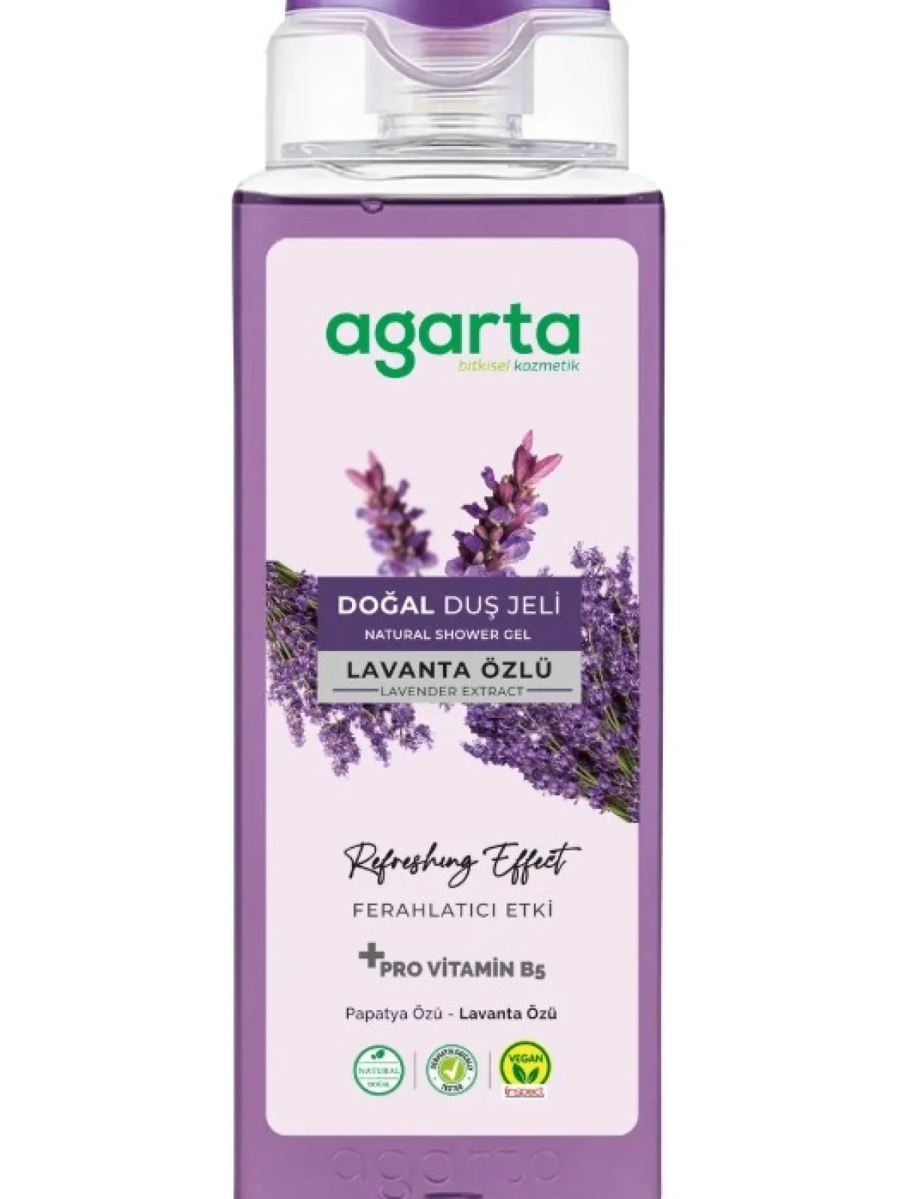 Agarta Doğal Duş Jeli 400 Ml Lavanta