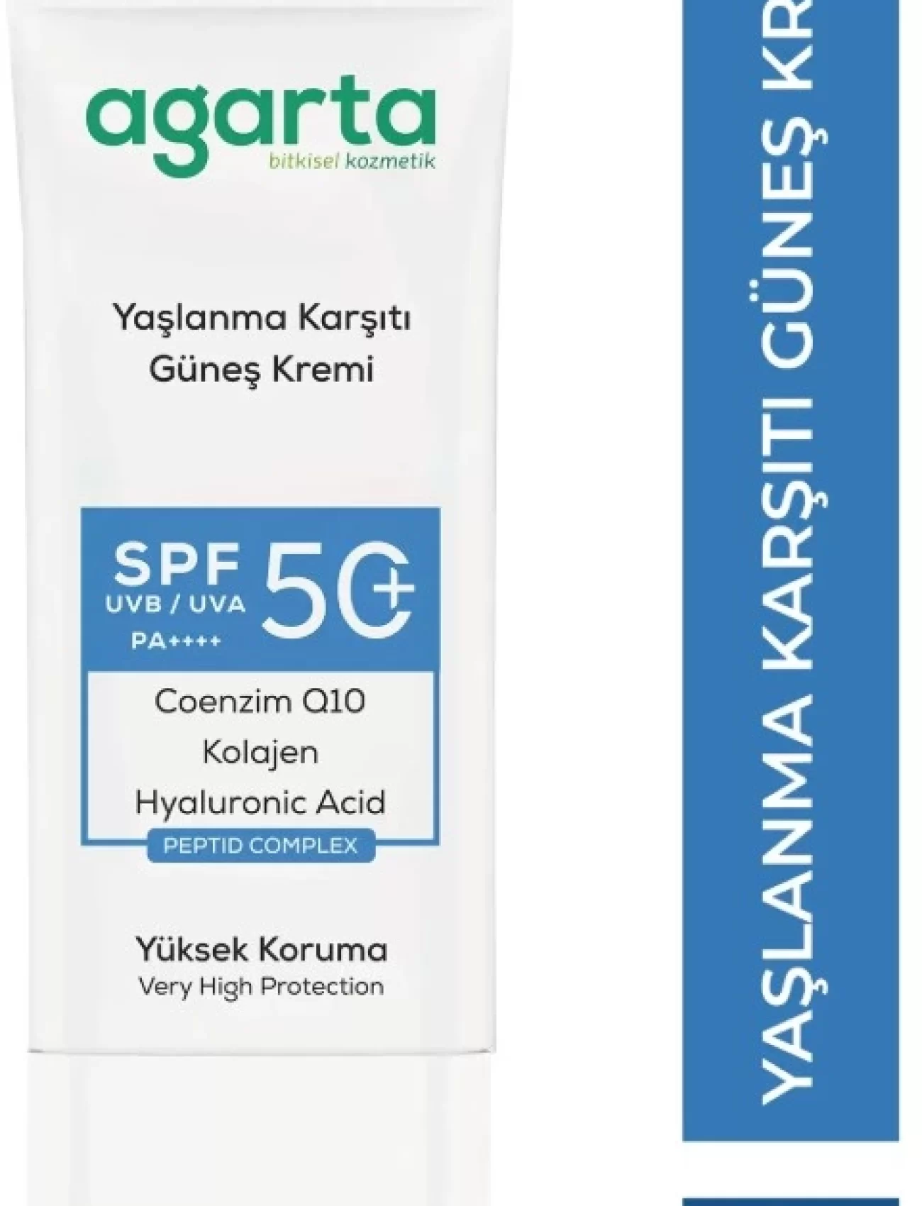 Agarta Doğal Güneş Kremi Yaşlanma Karşıtı 50 Spf 50 Ml