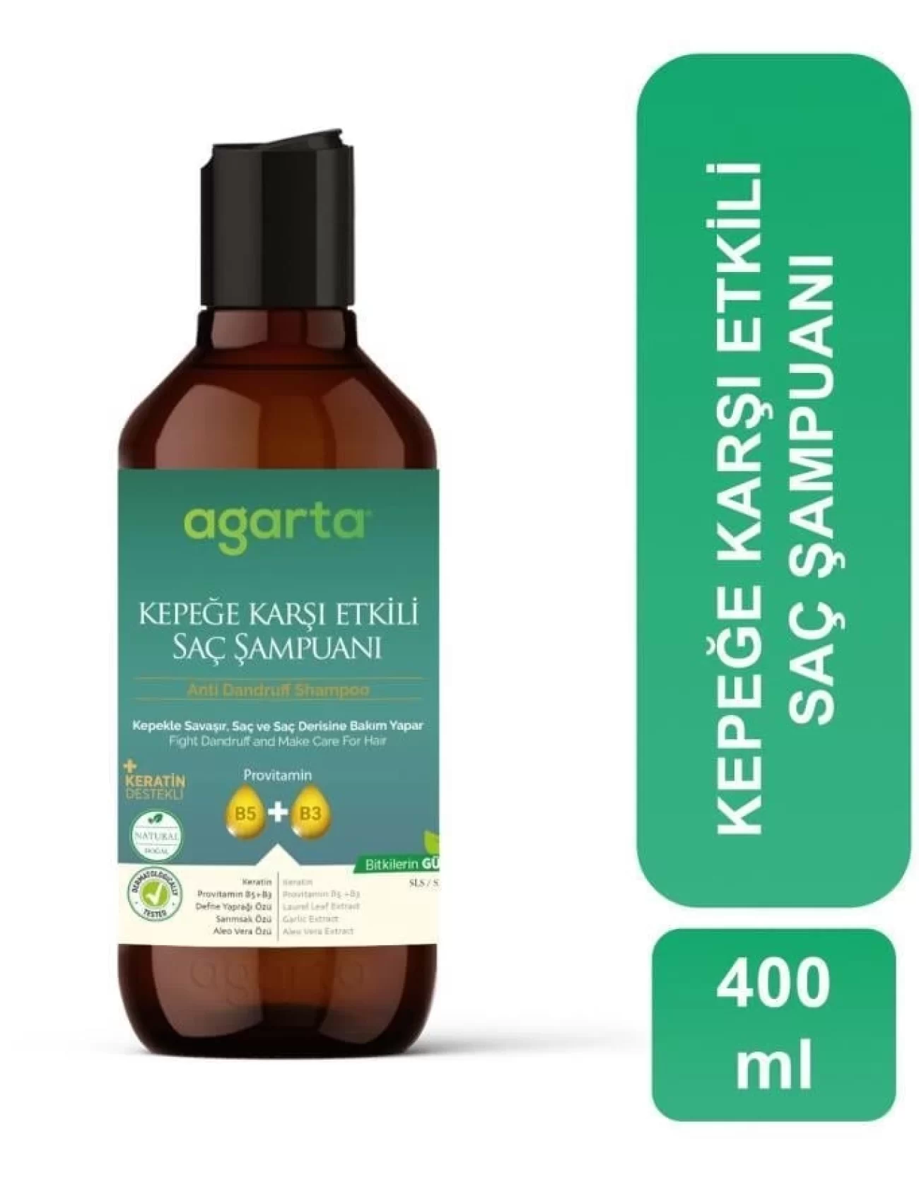 Agarta Doğal Kepeğe Karşı Şampuan 400 ml