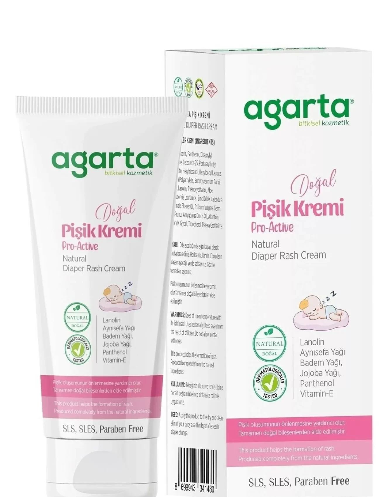 Agarta Doğal Pişik Kremi 100 ml