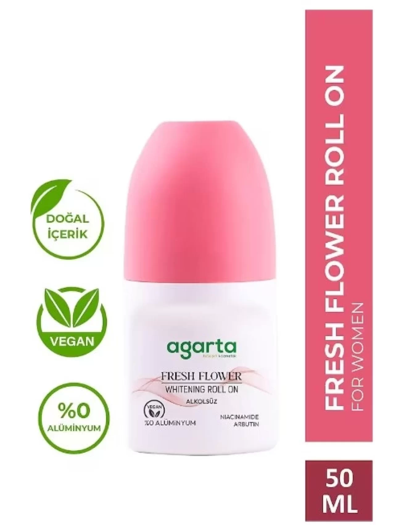 Agarta Doğal Roll-on Fresh Flower 50 Ml