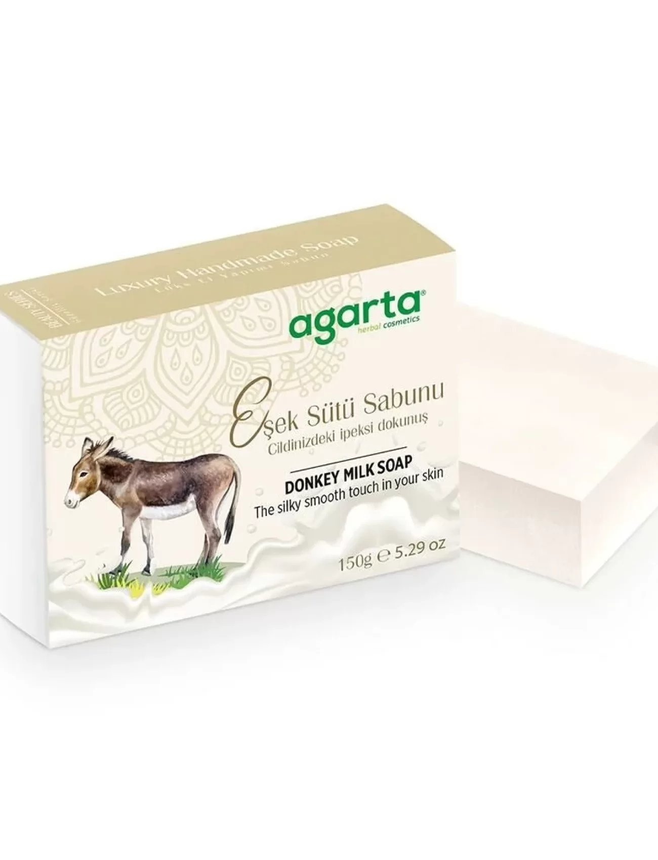 Agarta El Yapımı Güzellik Sabunu 150 Gr Eşek Sütü