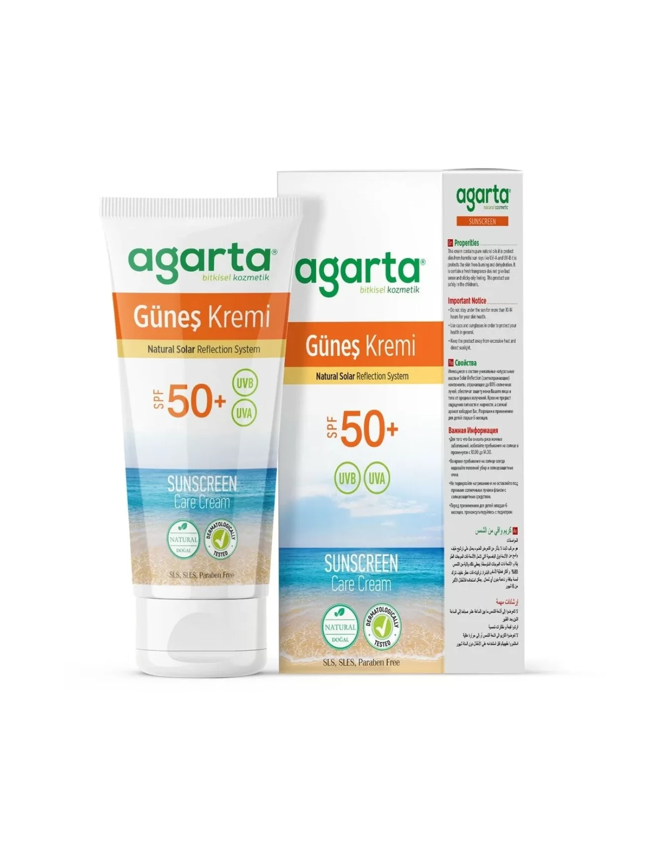 Agarta Güneş Kremi Spf 50+ 100ml