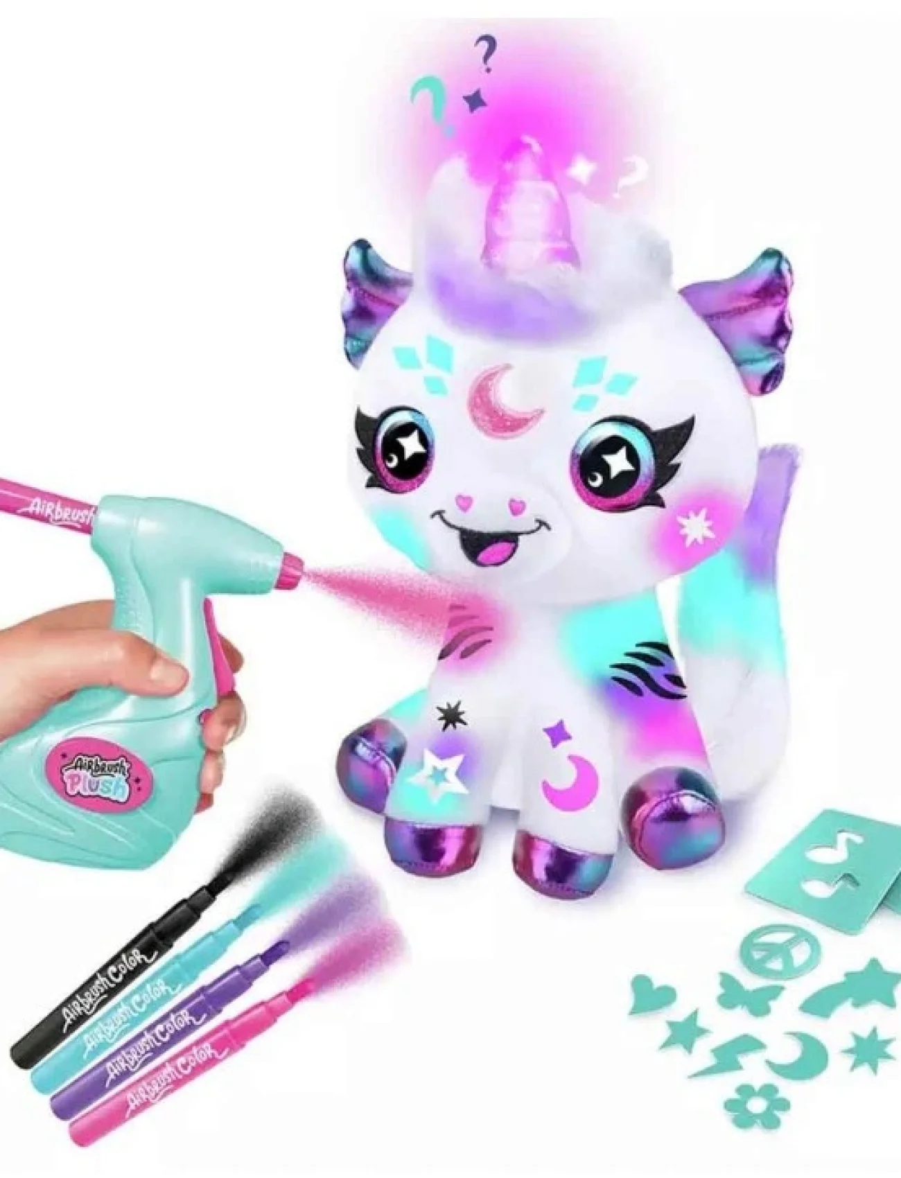 Airbrush Plush Cosmic Unicorn R028