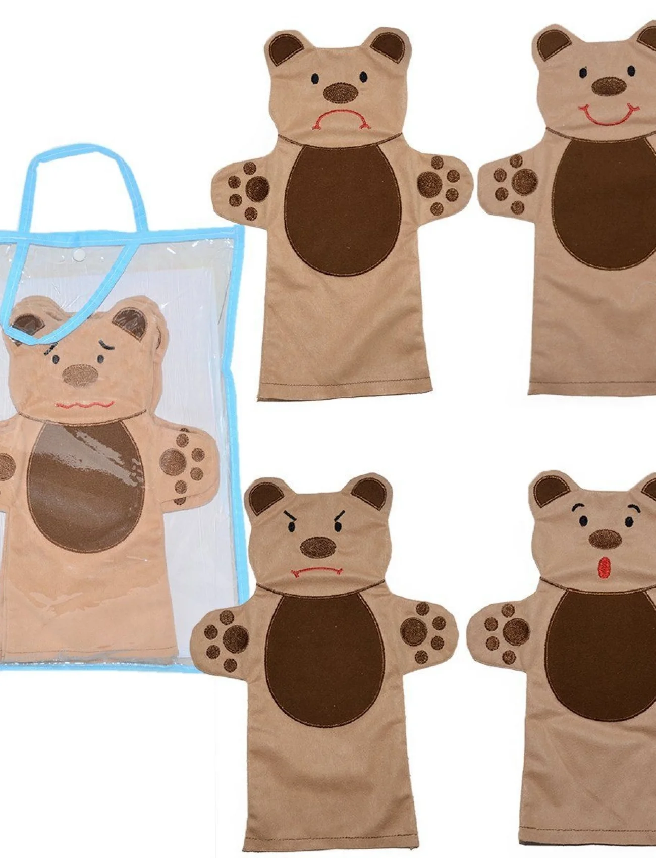 AND-5005 YÜZ İFADELERİ KUKLA SET 6LI