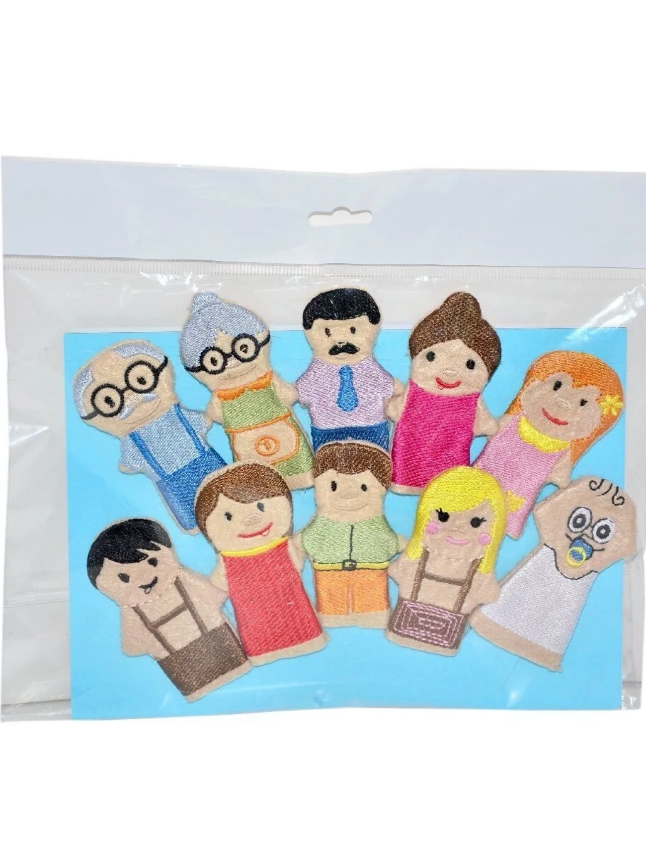 AND-5087 İnsanlar Parmak Kukla Seti -Anadolu Oyuncak