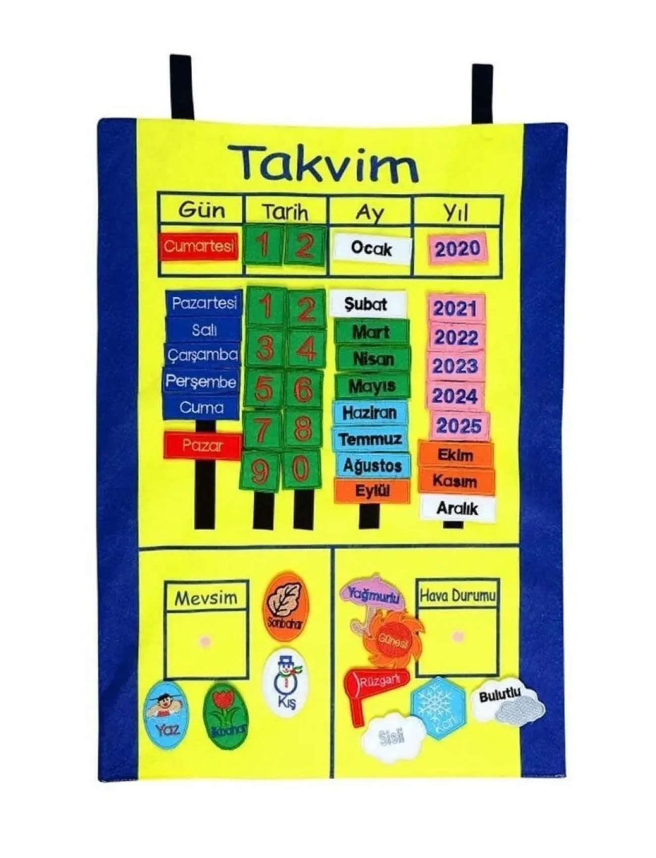 AND-5121 CIRTLI TAKVİM PANO