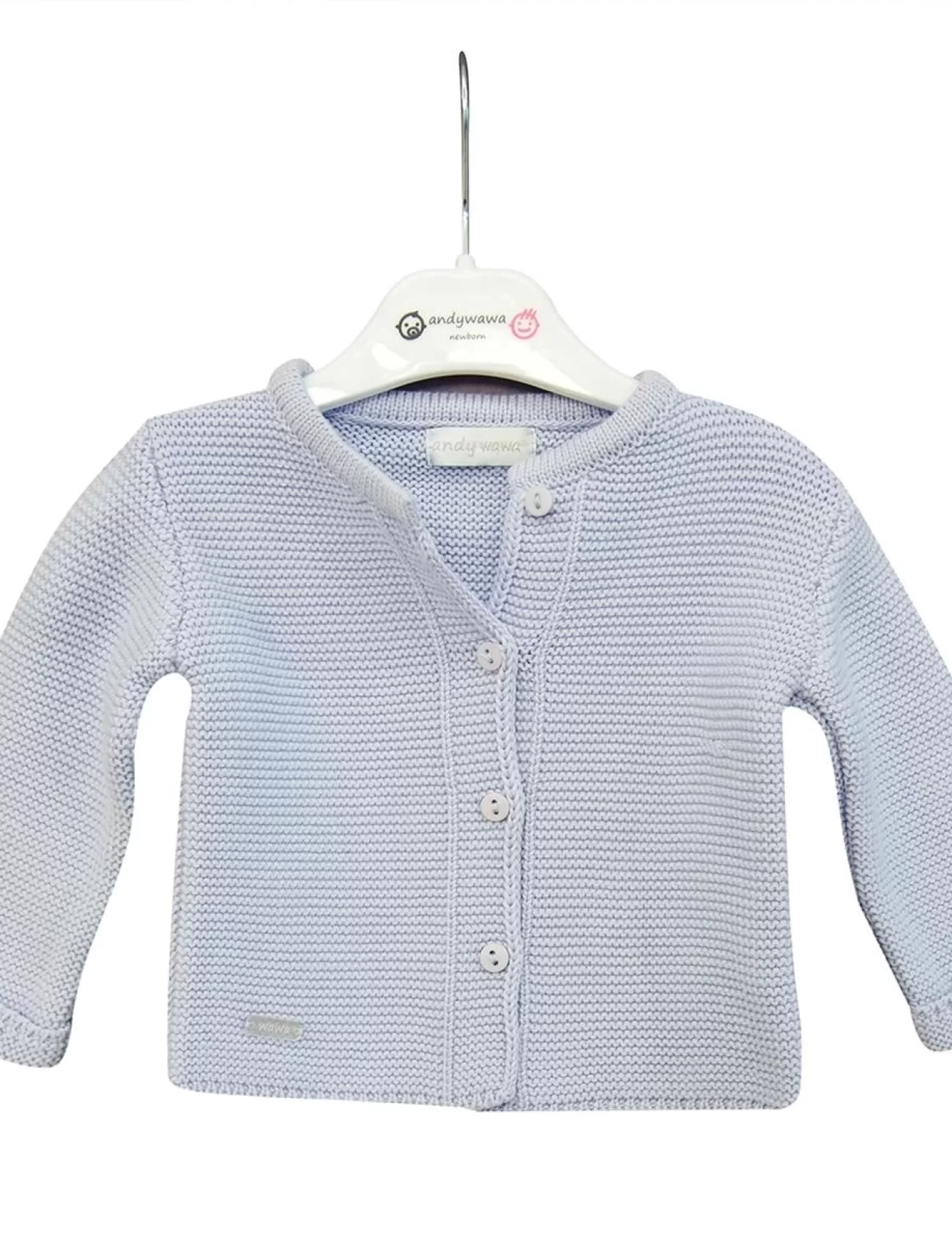 Andywawa AC24333 Basic Bebe Ceket Blue