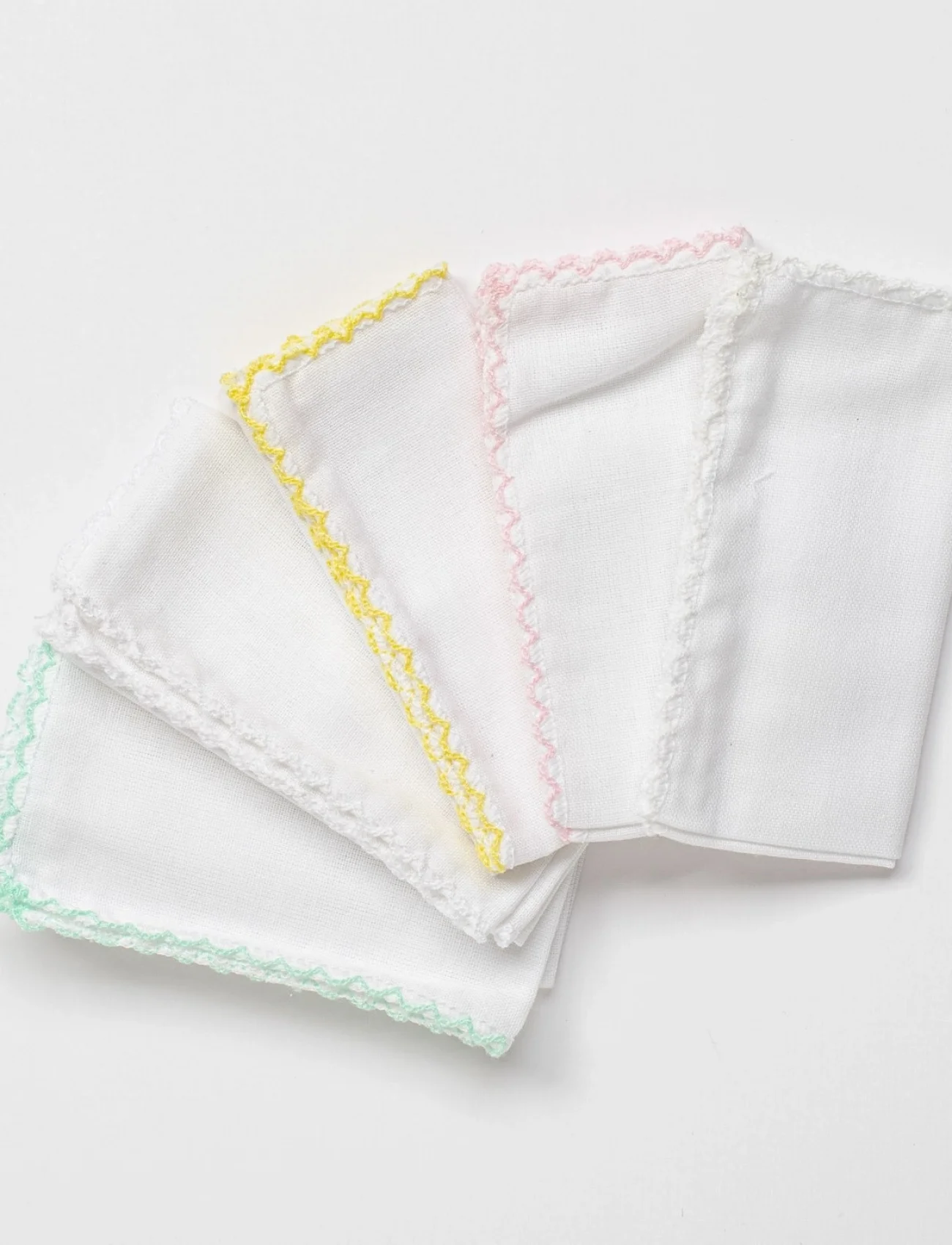 Andywawa Ac24447 Basic 5li Bebek Ağız Mendili 25x25 Cm Pink