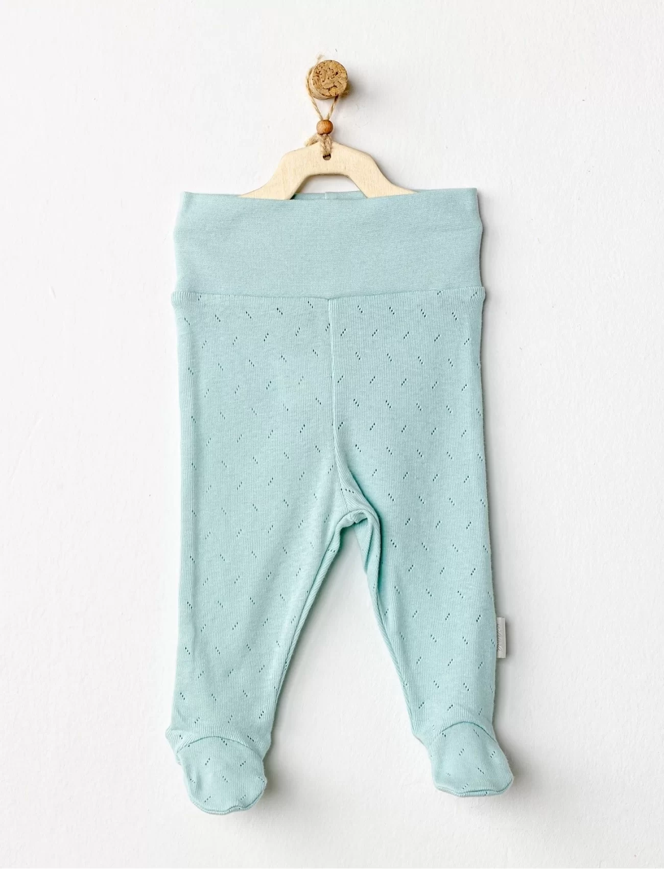 Andywawa AC24706 Jacquard Patikli Bebek Pantolon Green