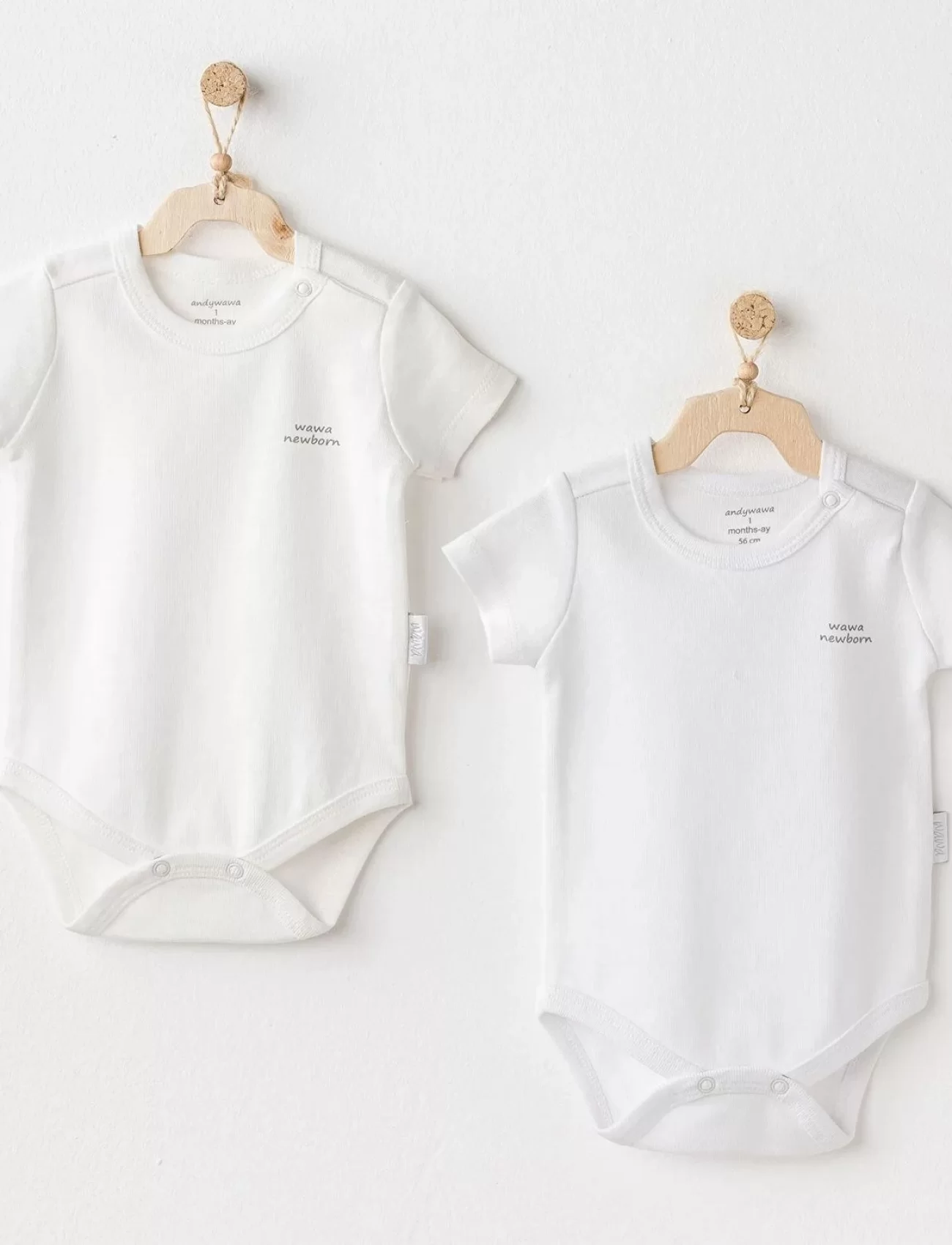 Andywawa Ac25211 Short Sleeve 2li Basic Body Ekru