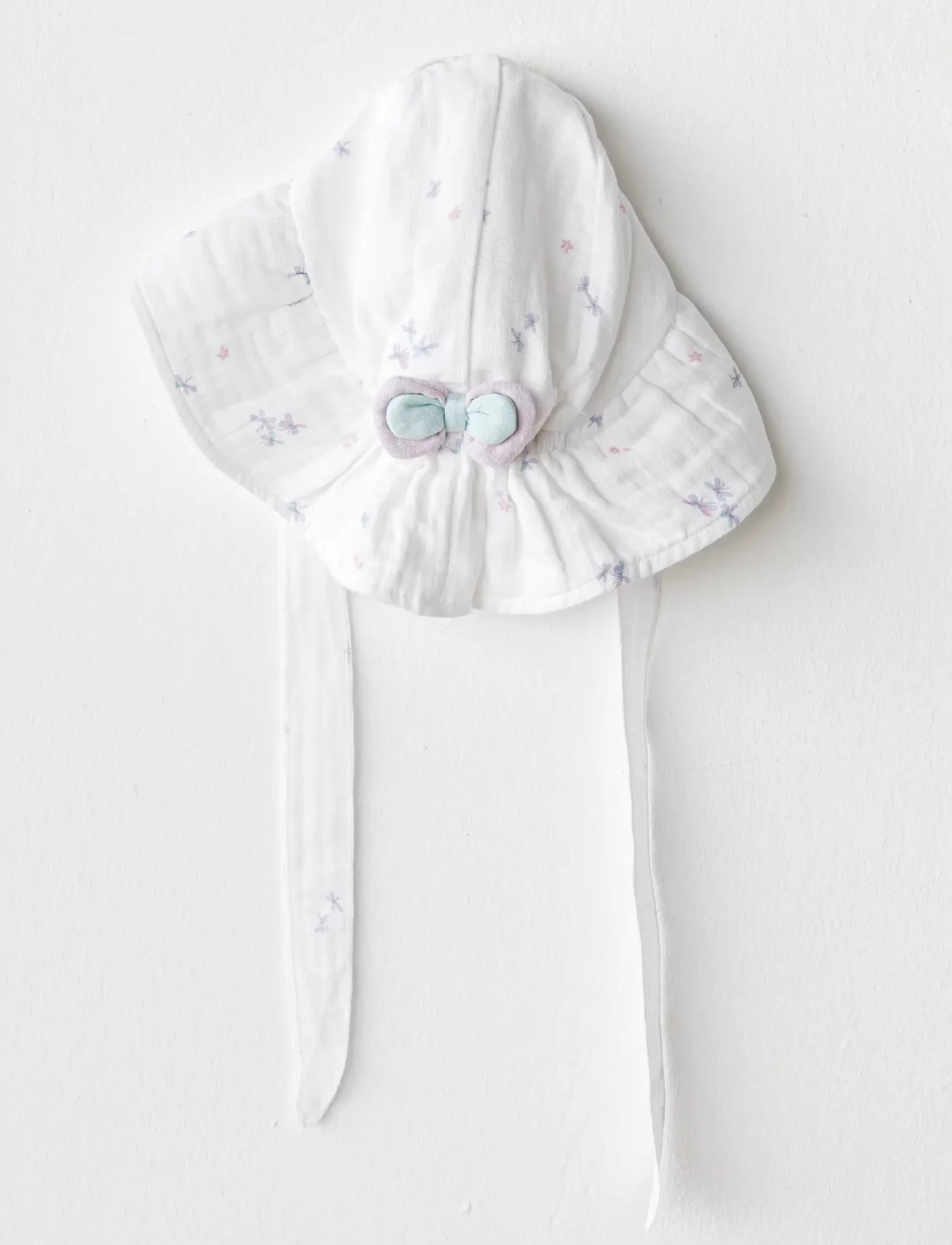 Andywawa Ac25580 Magical Butterfly Müslin Bebek Şapka White