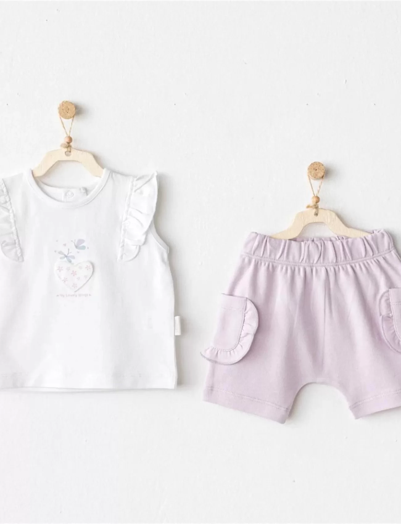 Andywawa Ac25581 Magical Butterfly 2li Takım Lila