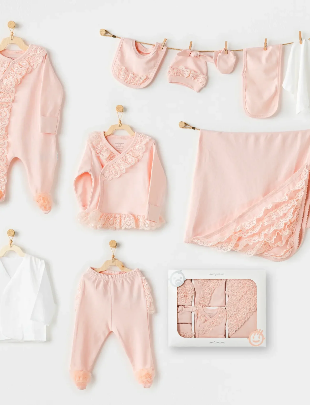 Andywawa Ac25591 Chic Girl 10lu Hastane Çıkışı Salmon