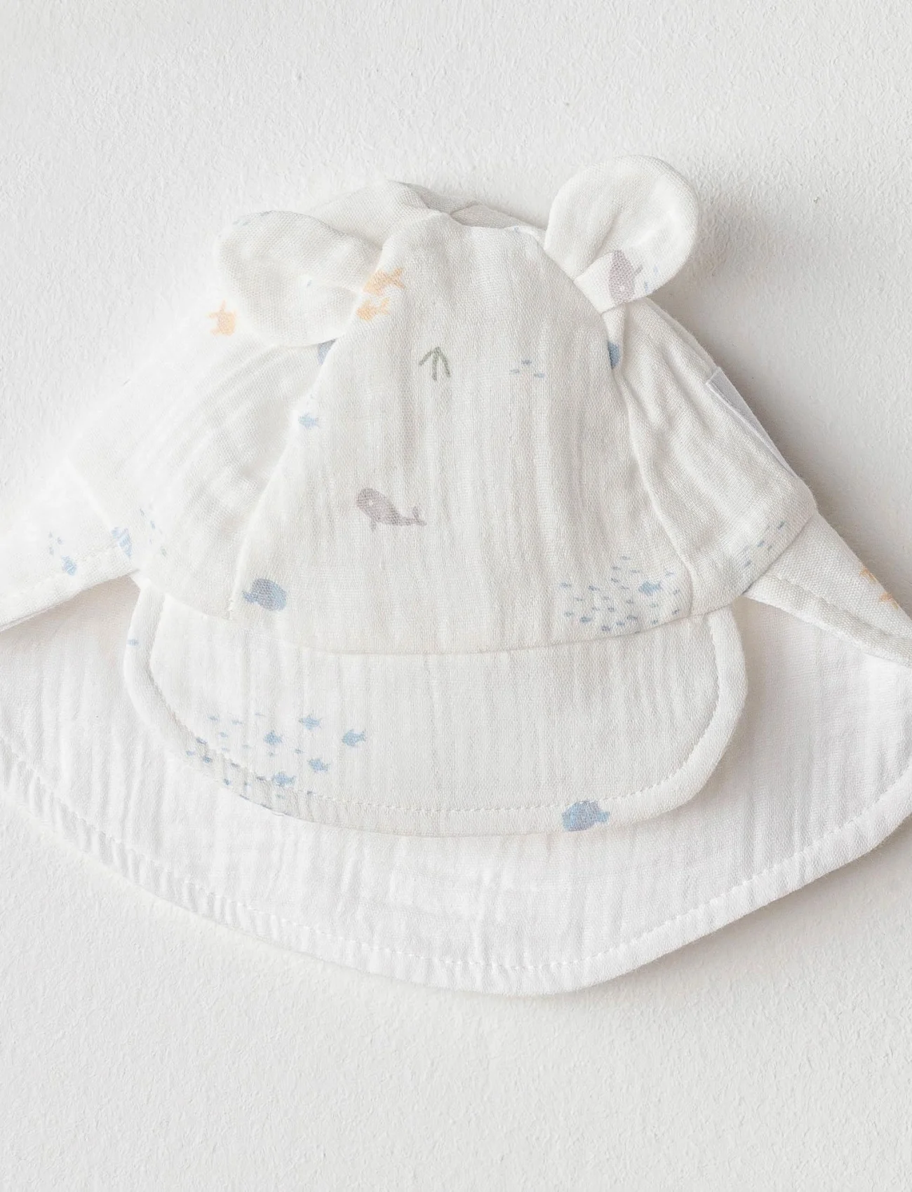 Andywawa Ac25618 Ocean İs My Happy Place Müslin Şapka White