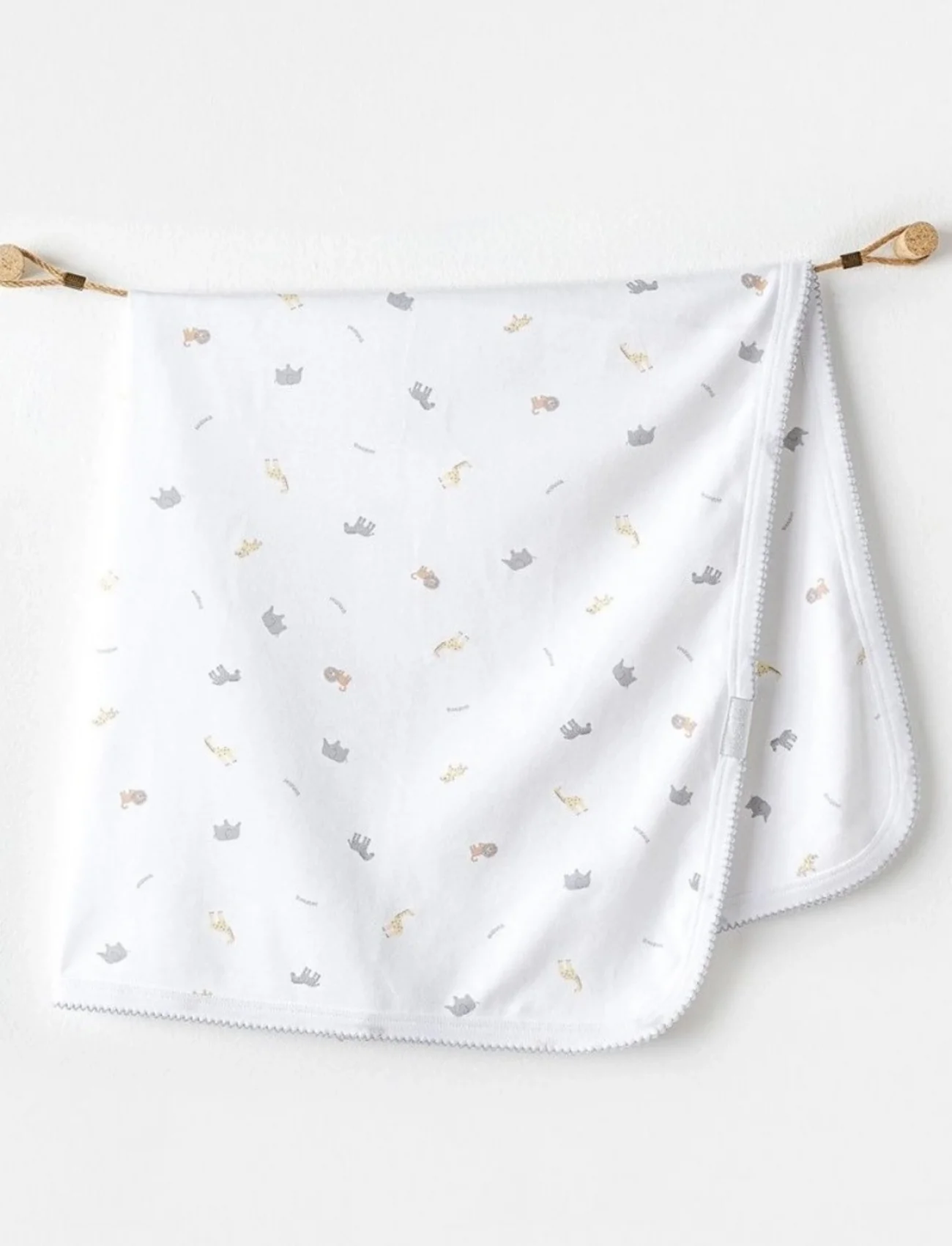 Andywawa Ac25808 Blanket 85x90 Little King Bebek Battaniye White