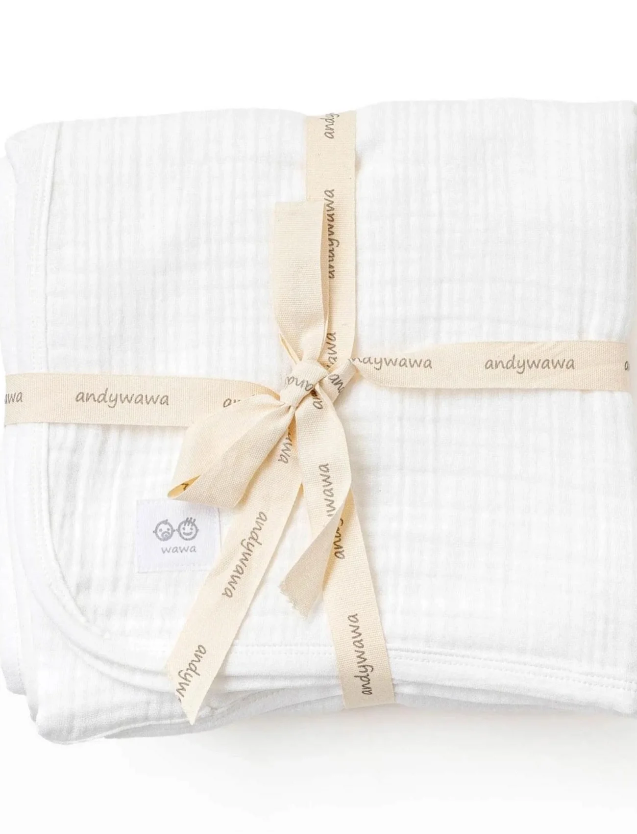 Andywawa Ac25870 Müslin Home Bebek Battaniye 105*120 White