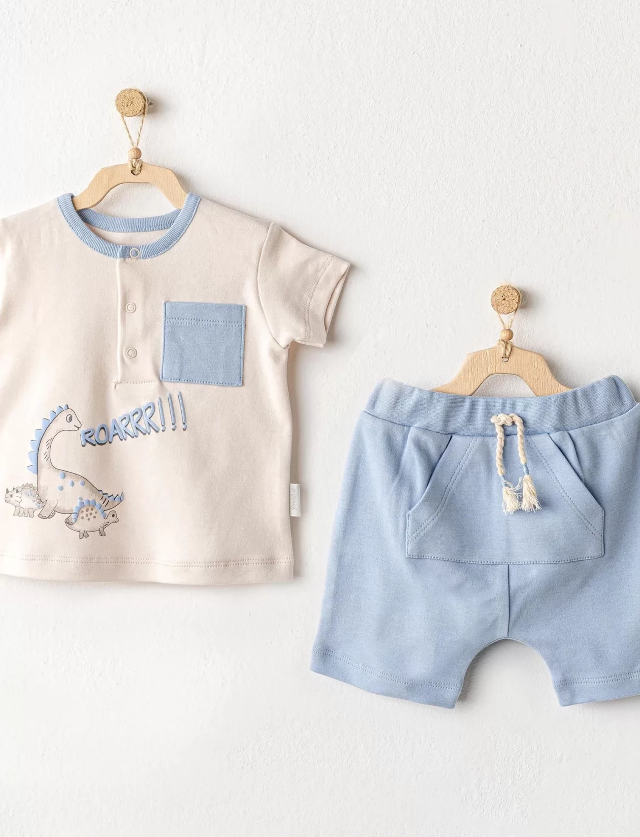 Andywawa Ac25915 Dino 2li Bebek Takım Blue