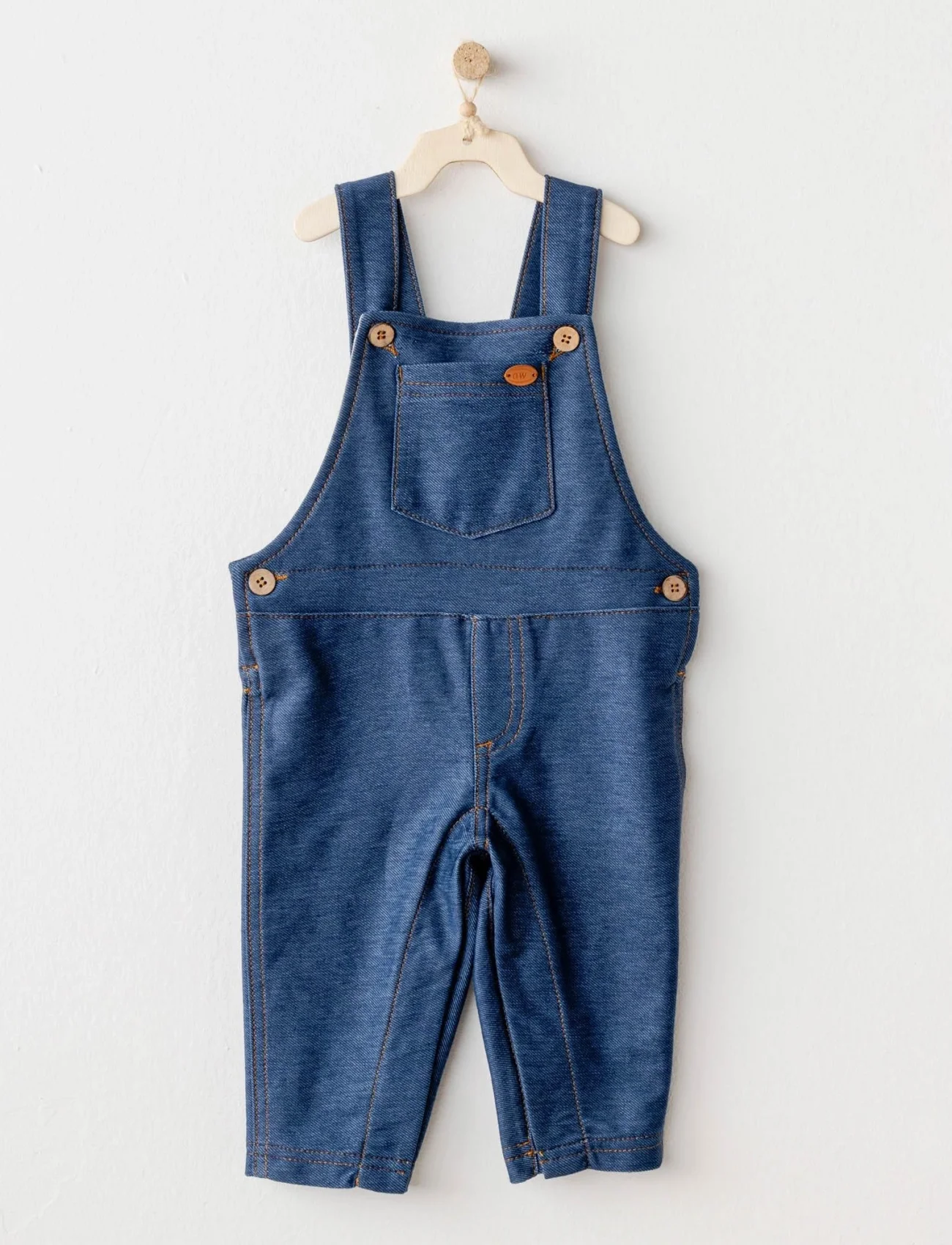 Andywawa Ac25934 Casual Bebek Salopet İndigo