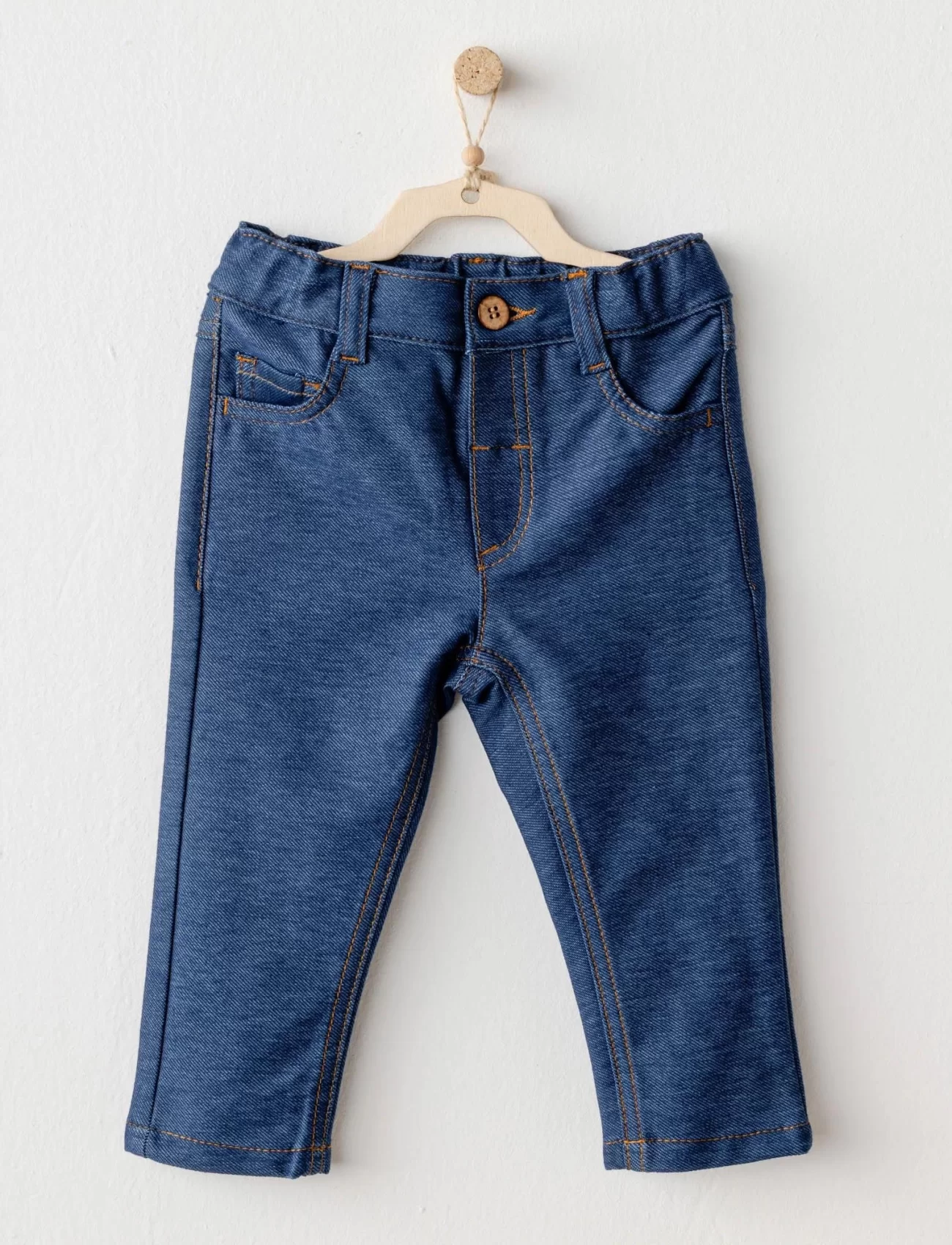 Andywawa Ac25937 Casual Bebek Pantolon İndigo