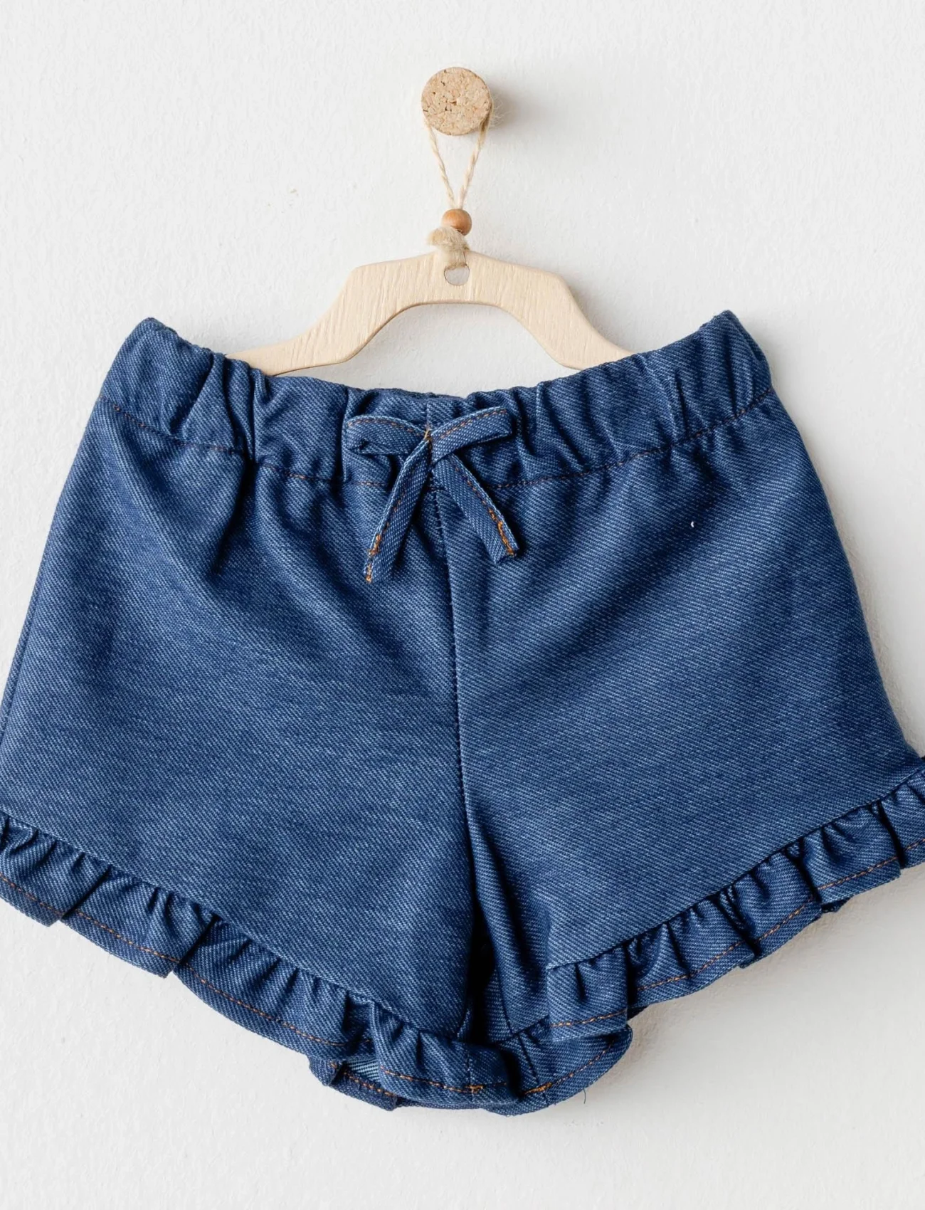 Andywawa Ac25938 Casual Bebek Şort İndigo