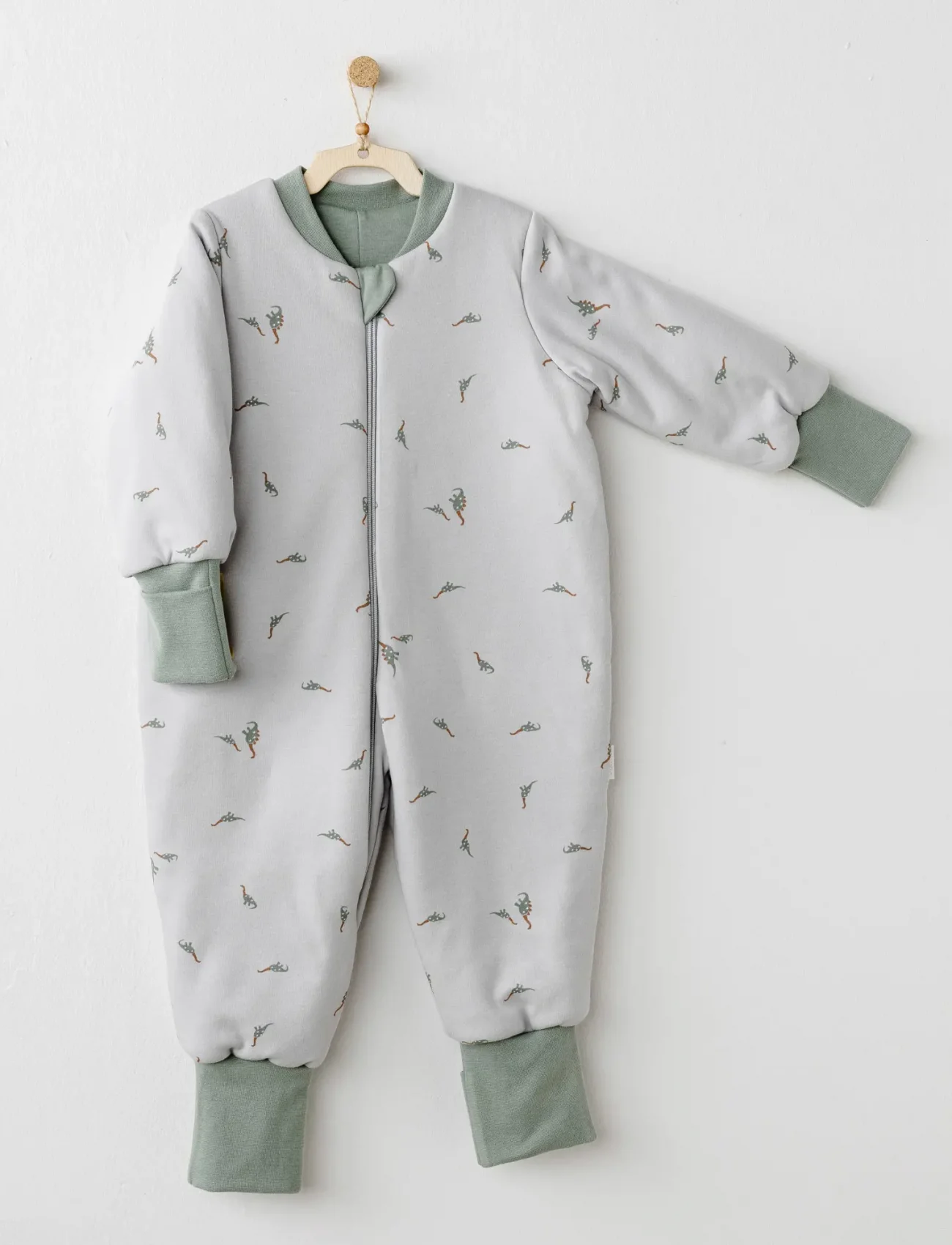 Andywawa Ac26010 Mummy S Snuggle Saurus Uyku Tulumu 2,5 Tog Green