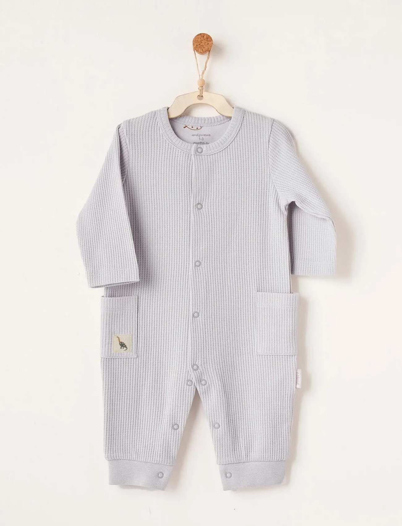 Andywawa Ac26013 Mummy S Snuggle Saurus Tulum Grey