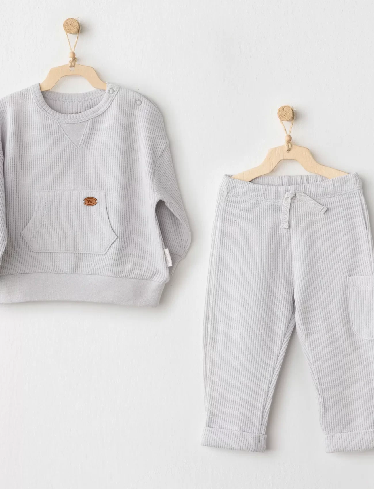 Andywawa Ac26014 Mummy S Snuggle Saurus 2li Takım Grey