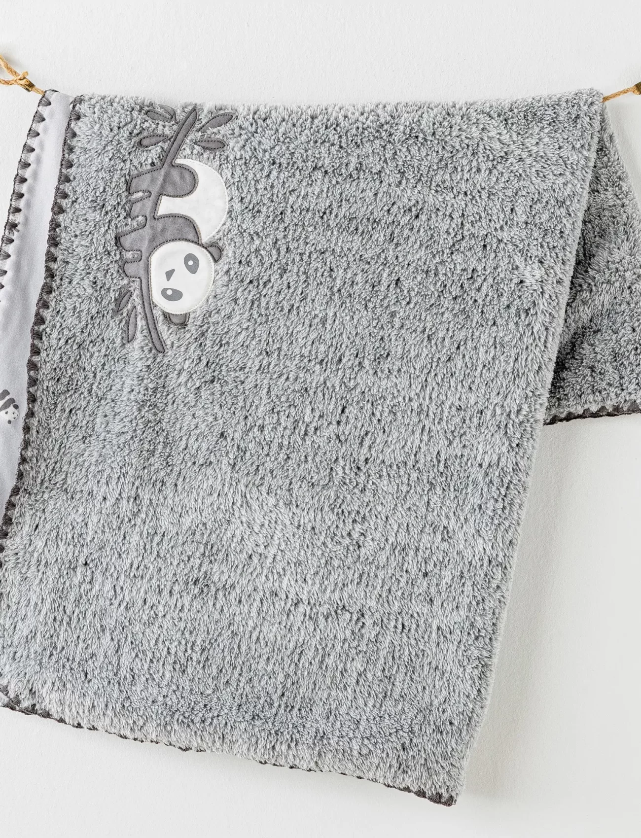 Andywawa Ac26033 Keep Smiling Welsoft Battaniye 90x85 Grey