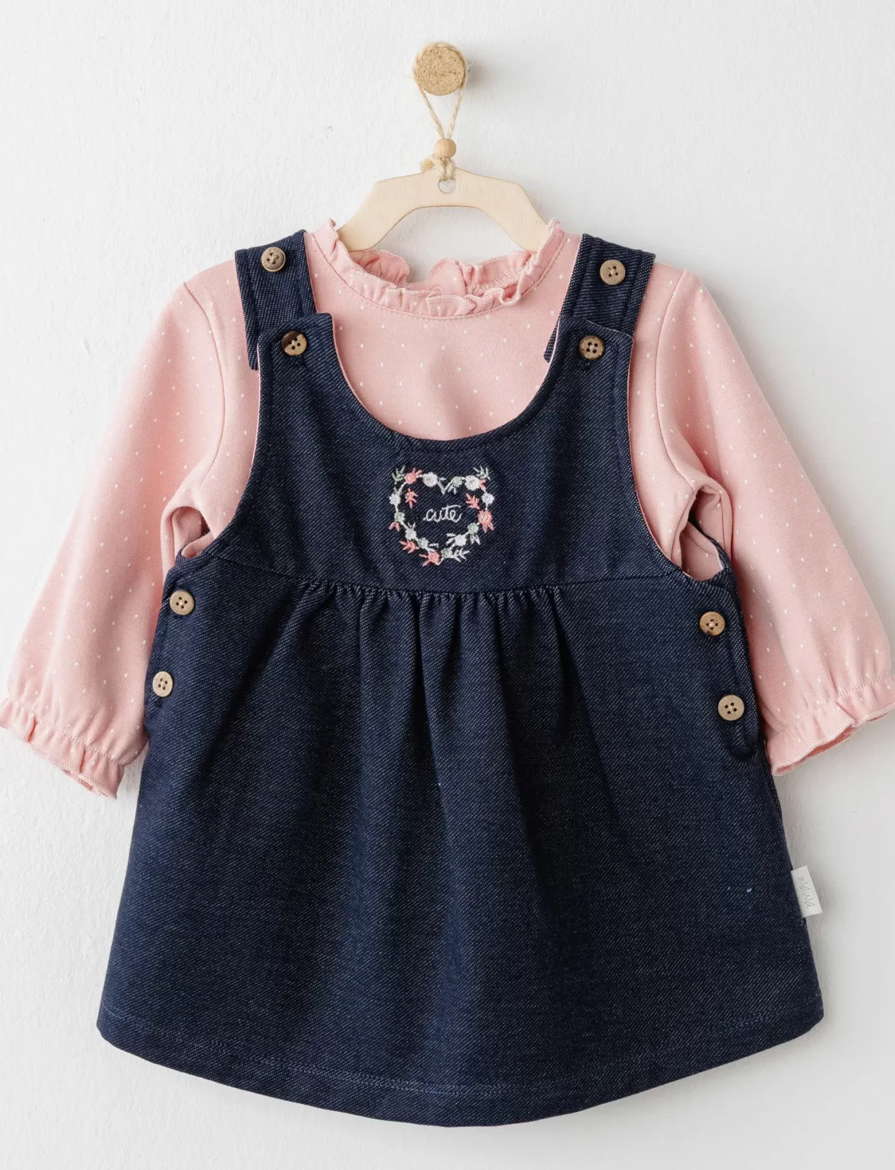 Andywawa Ac26090 Mon Petit Amour Elbise Denim