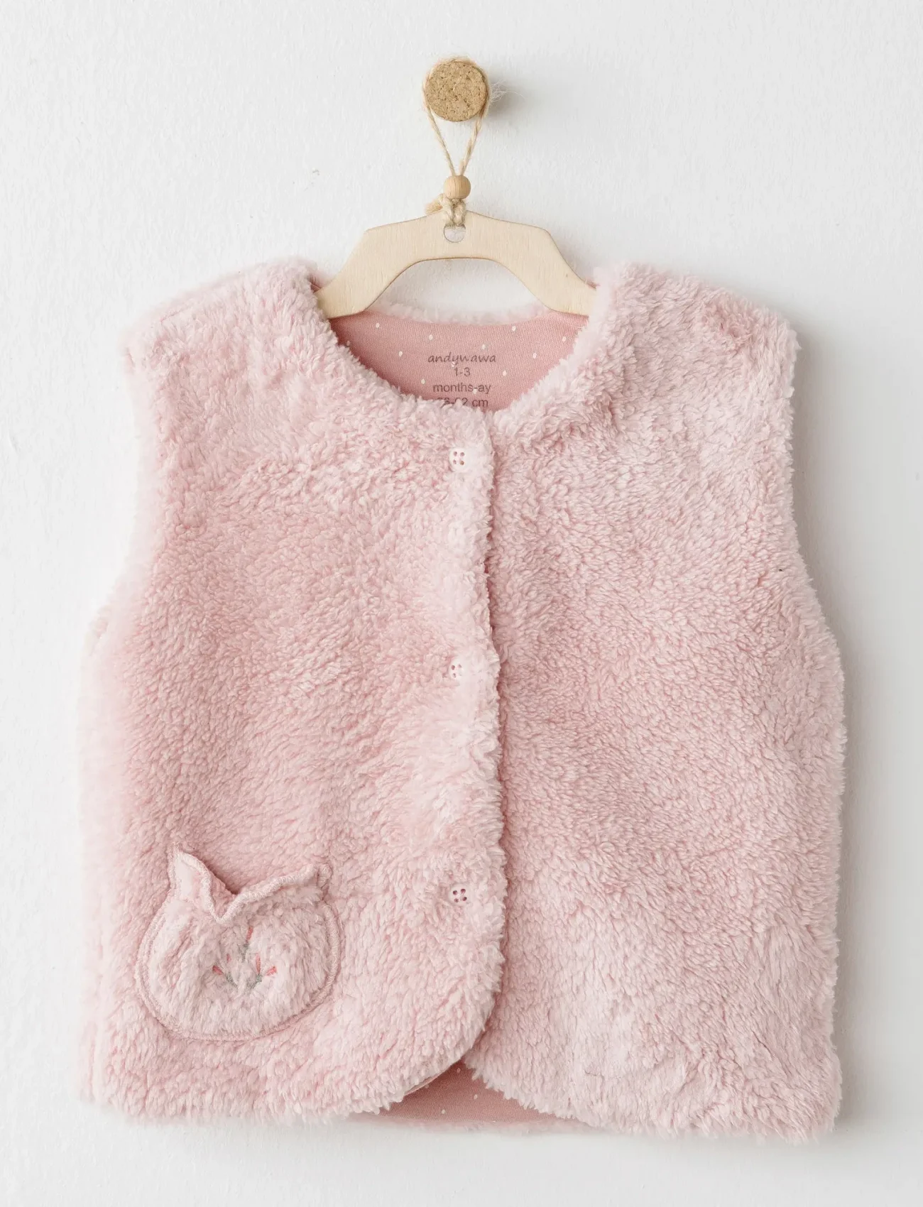 Andywawa Ac26094 Mon Petit Amour Yelek Pink