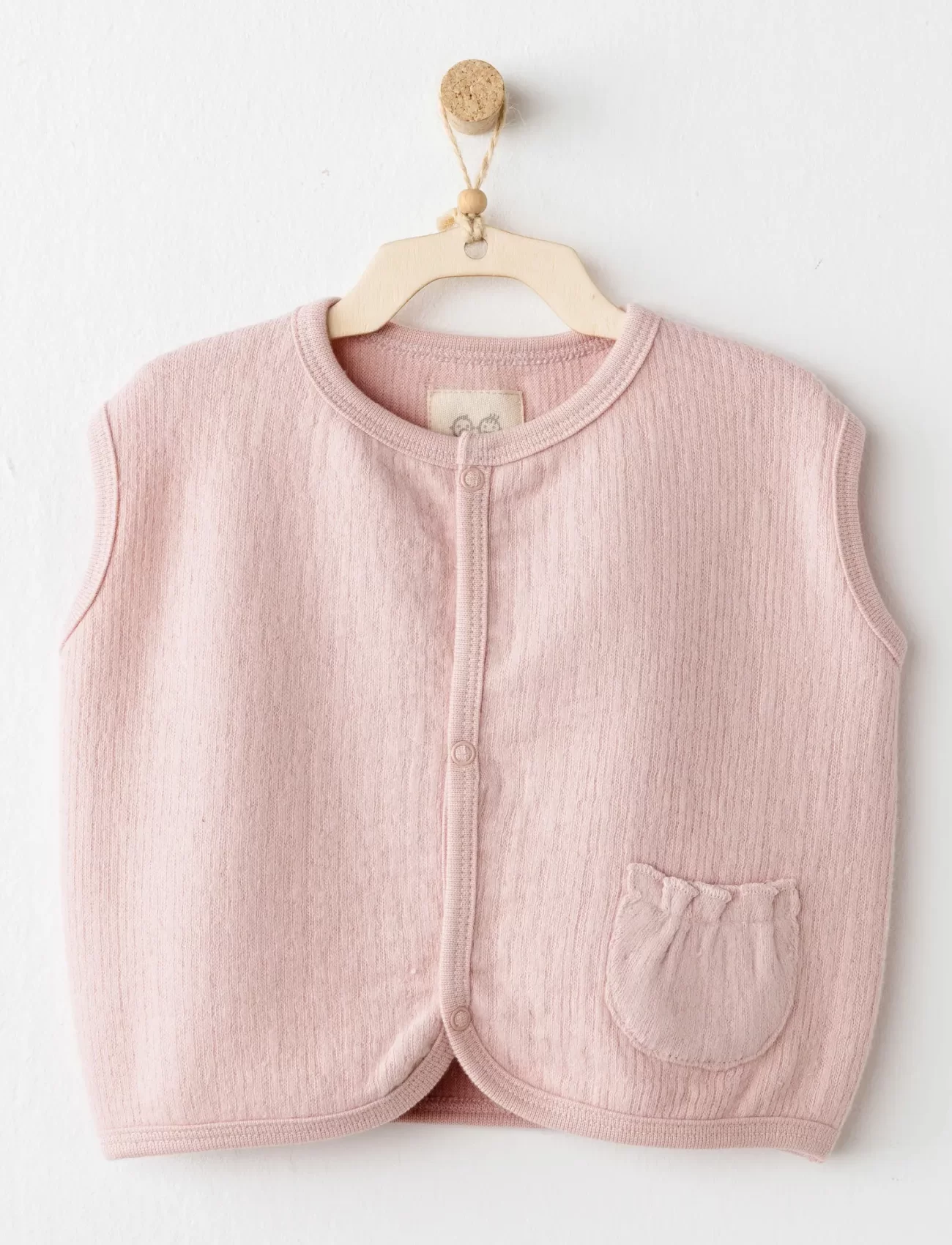 Andywawa Ac26201 Casual Yelek Pink