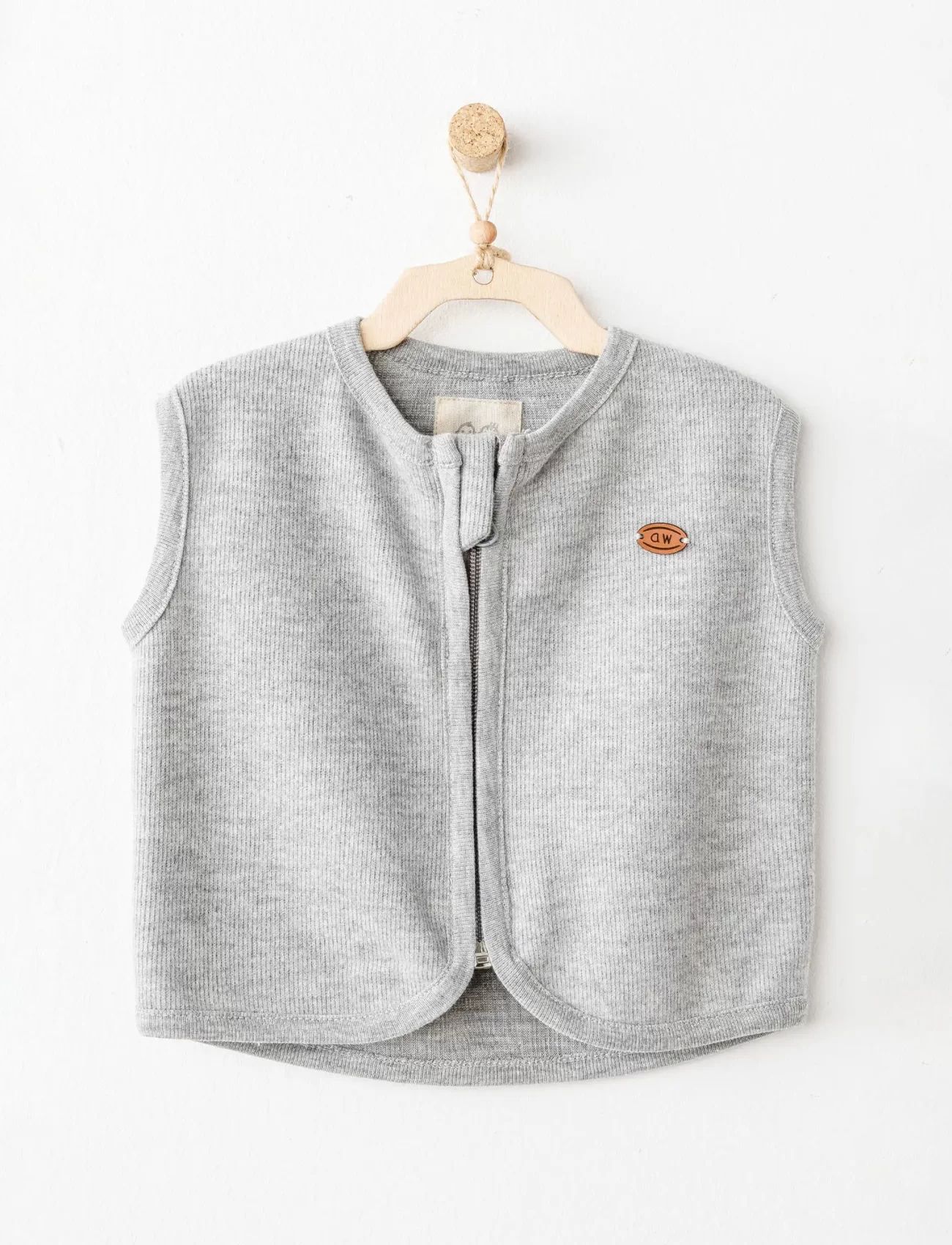 Andywawa Ac26211 Casual Yelek Grey