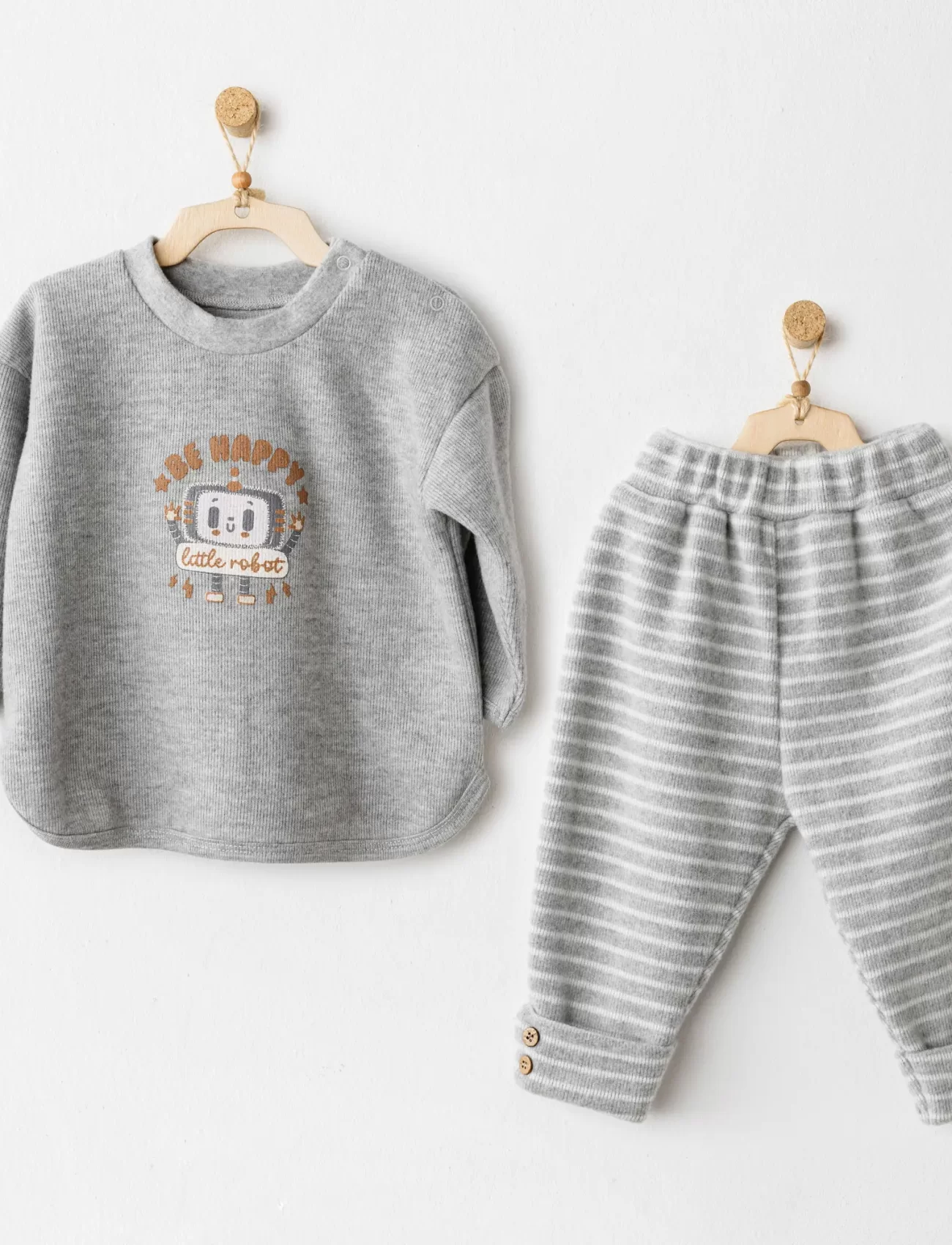 Andywawa Ac26212 Casual 2li Takım Grey