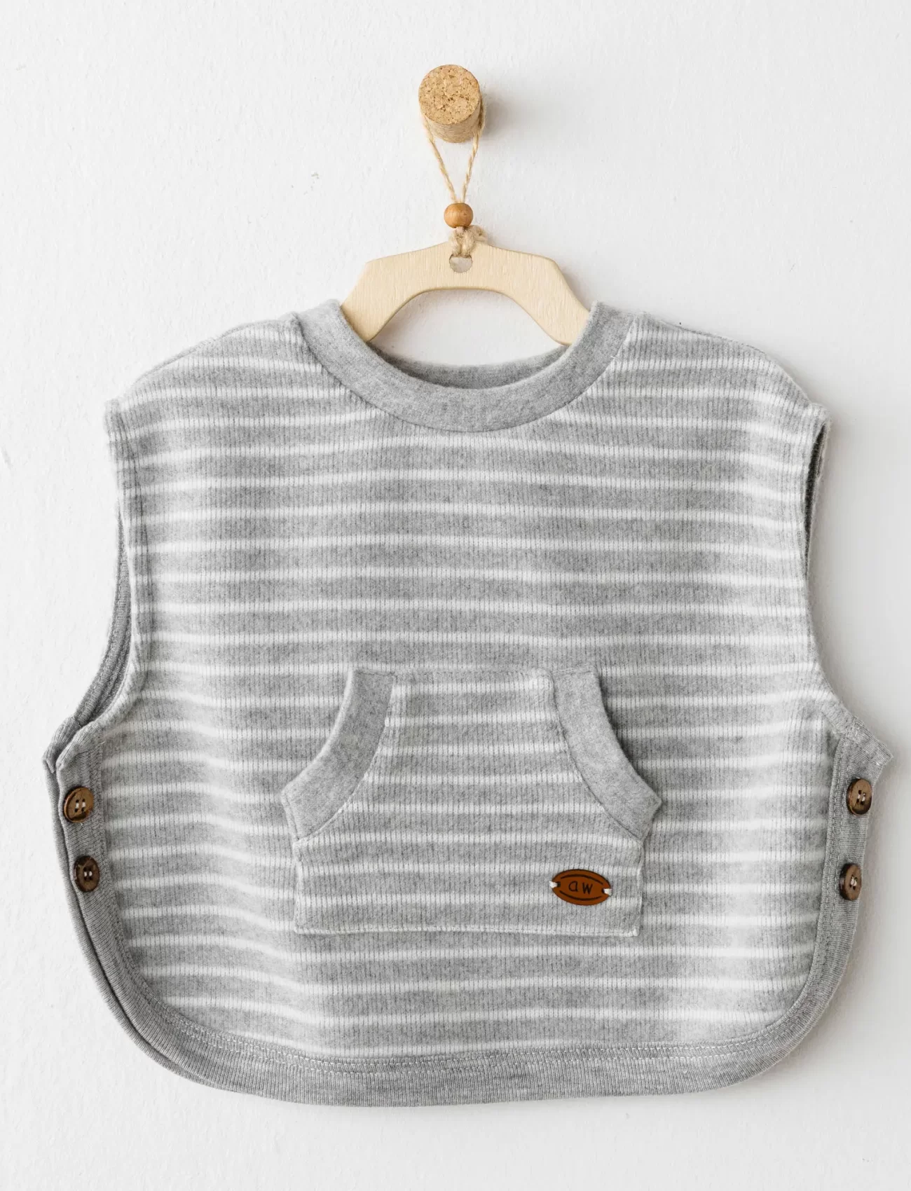 Andywawa Ac26214 Casual Yelek Grey