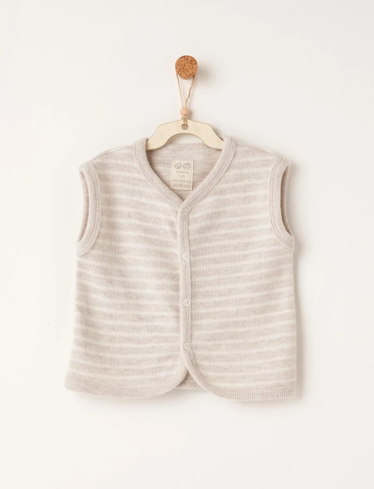 Andywawa Ac26221 Casual Yelek Beige