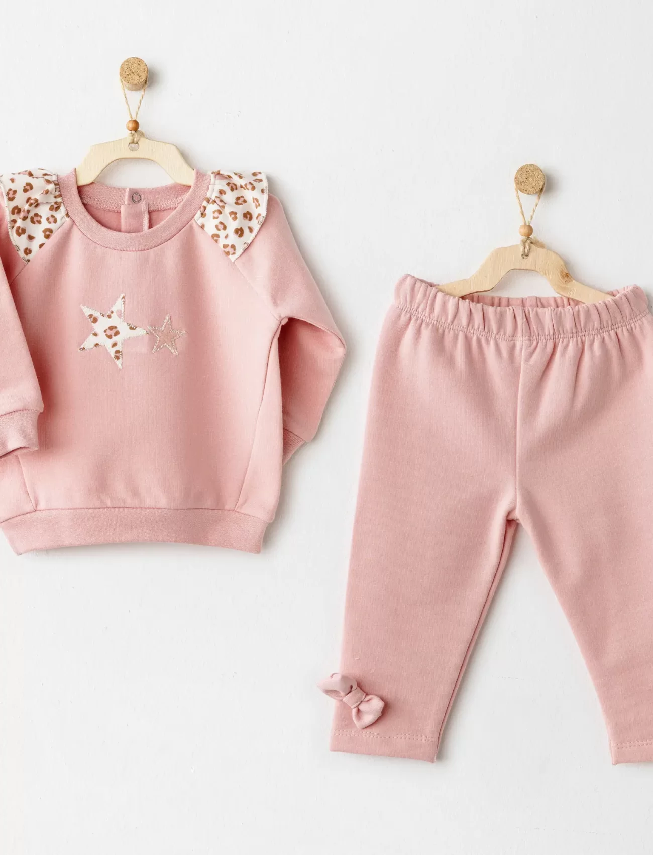 Andywawa Ac26235 Little Leopard 2li Takım Pink
