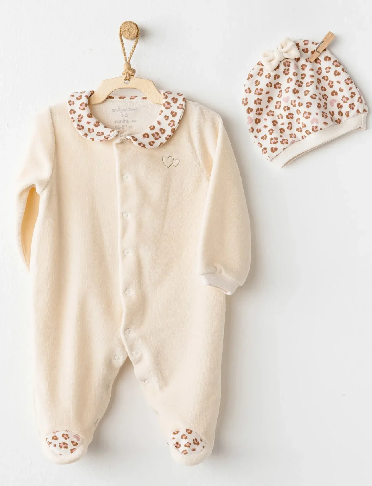 Andywawa Ac26238 Little Leopard Tulum Ekru