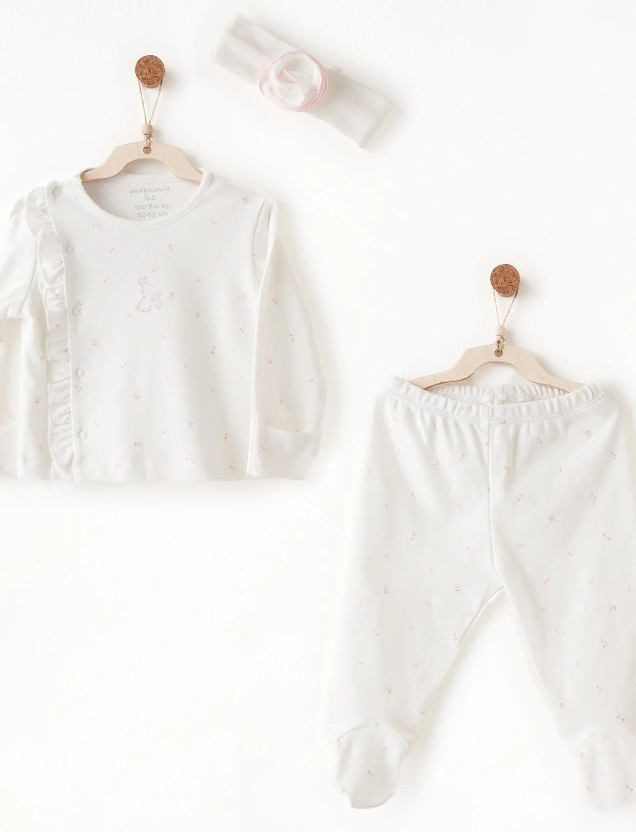 Andywawa Ac26509 Summer Time 3lü Takım Ekru