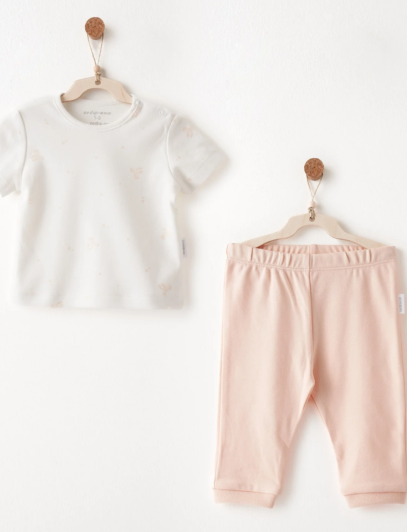 Andywawa Ac26540 Little Swan Love 2li Takım Salmon