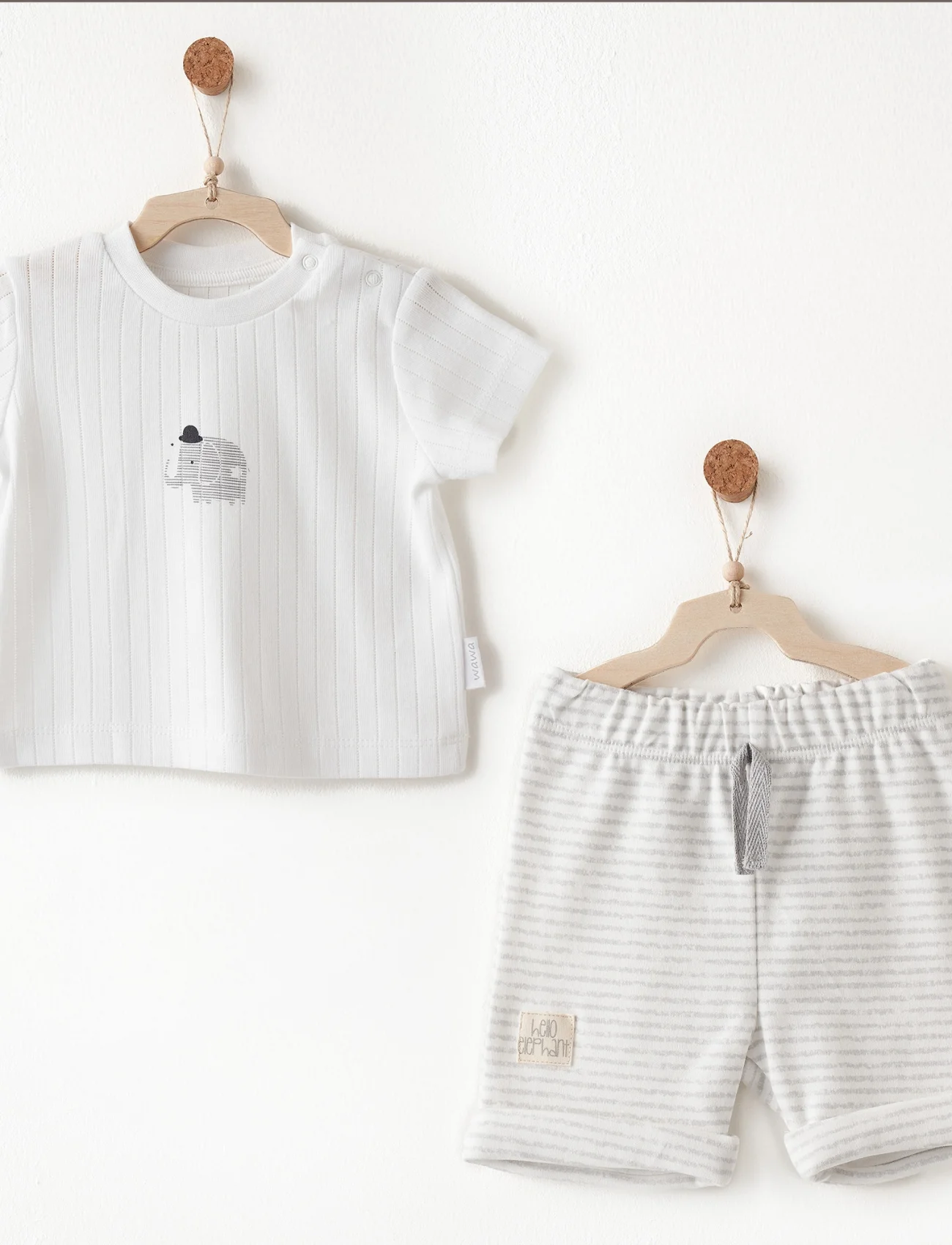 Andywawa Ac26590 Hello Elephant 2li Takım White