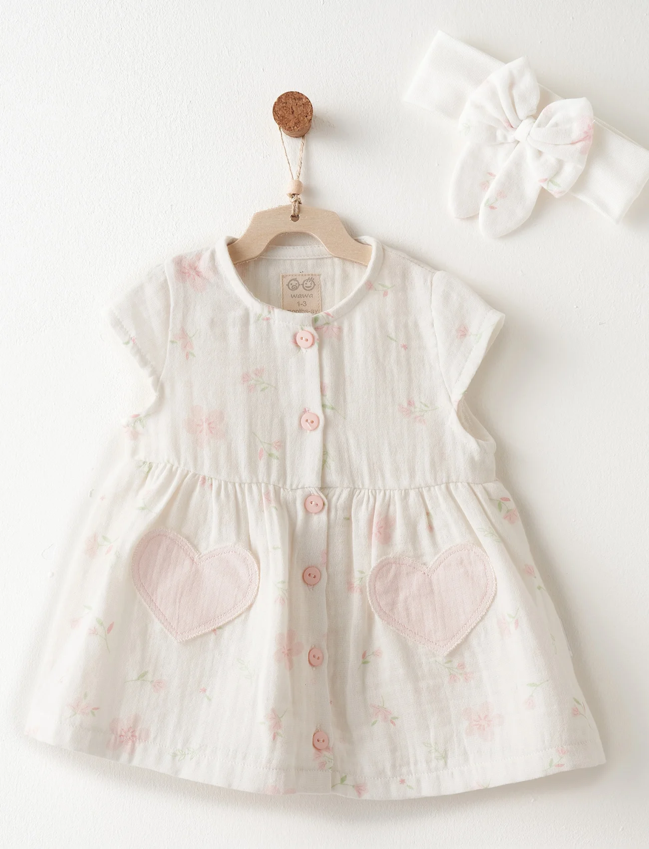 Andywawa Ac26616 Lovely Day Elbise Takım Ekru